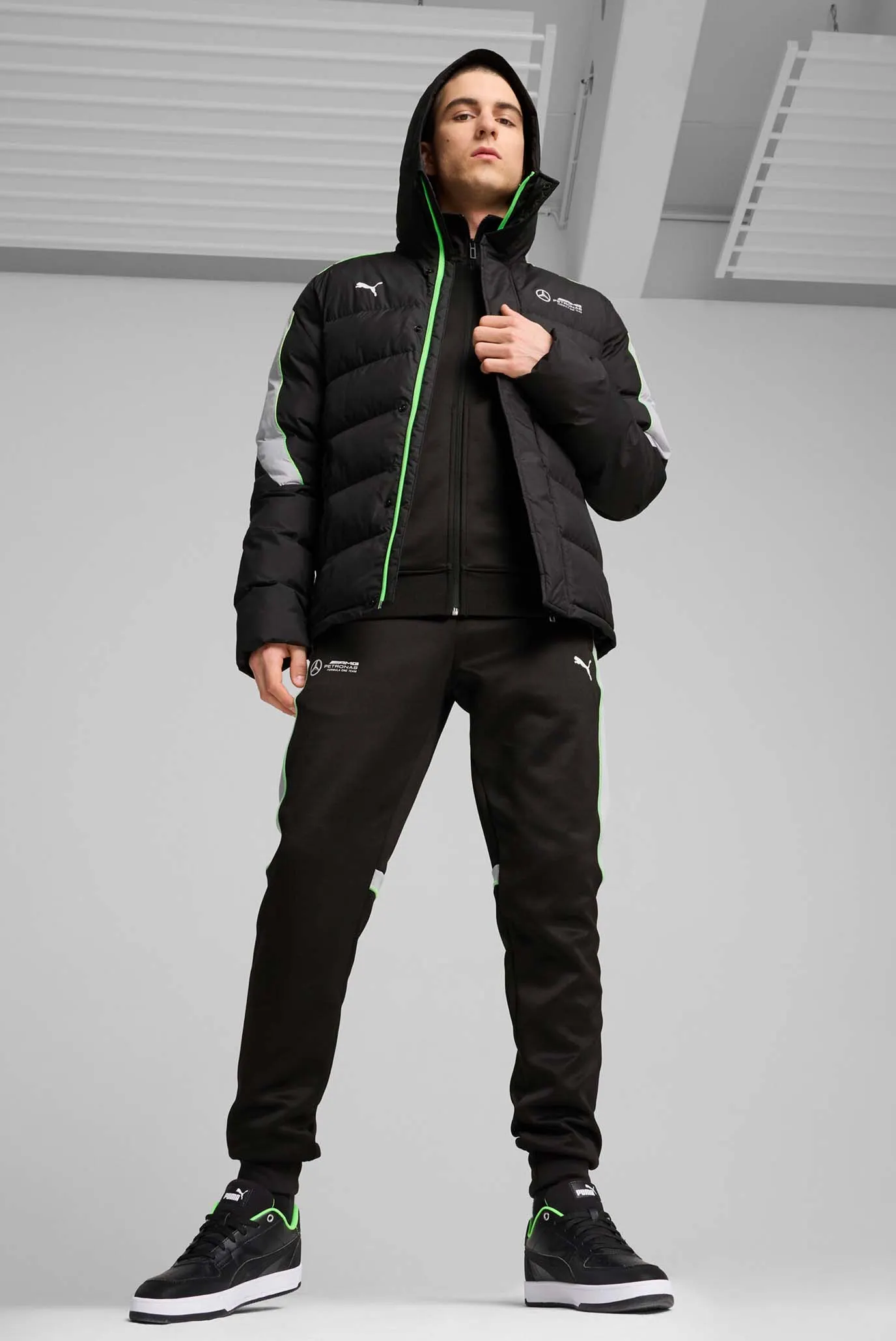 Puma Mercedes Amg Petronas Mens Puma Padded Jacket Men's PUMA