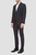 Мужской серый шерстяной костюм (пиджак, брюки)
