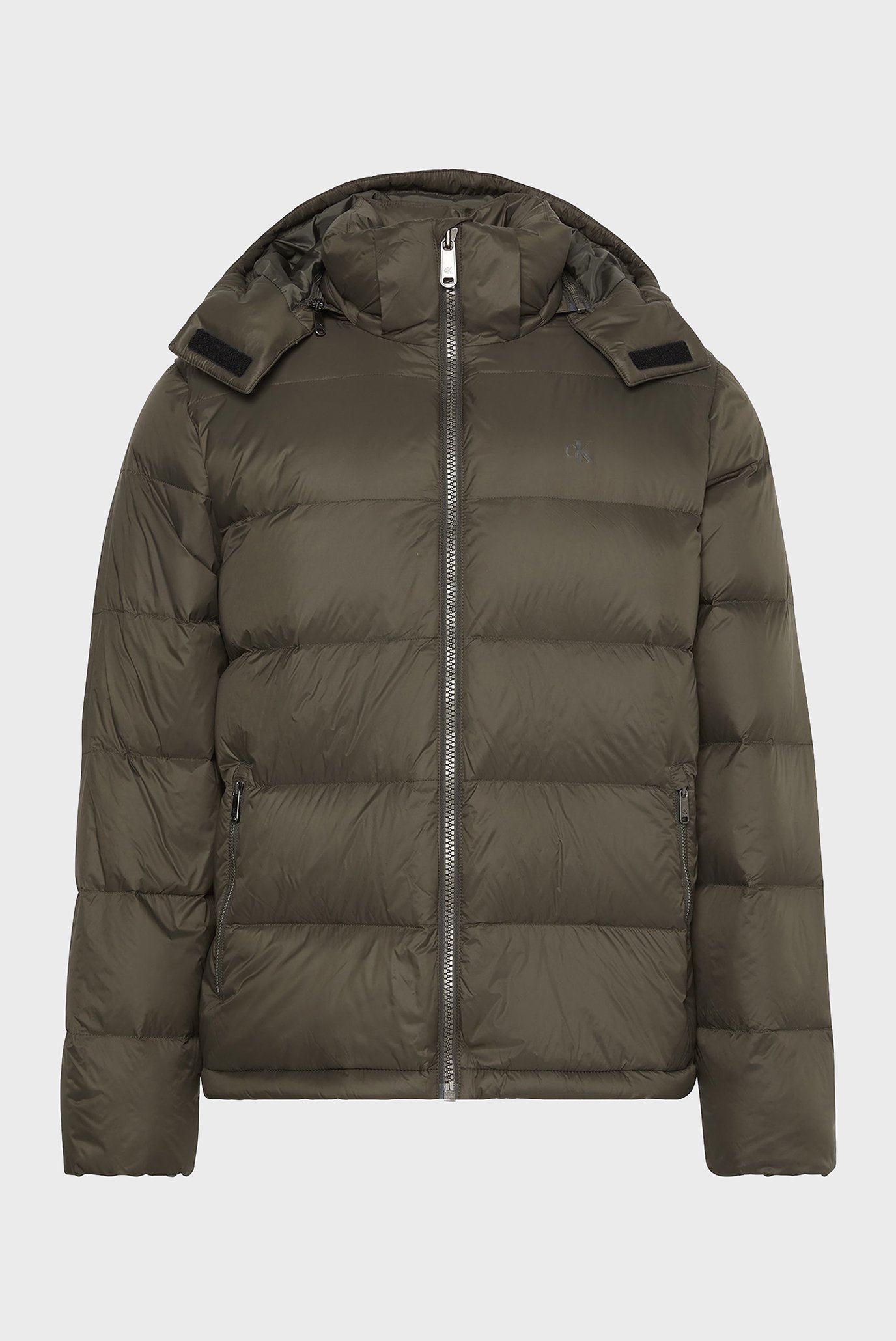 Мужской оливковый пуховик ZIP OFF Оливковый L Calvin Klein Jeans LV04RC518G Мужской оливковый пуховик ZIP OFF Оливковый L Calvin Klein Jeans LV04RC518G
