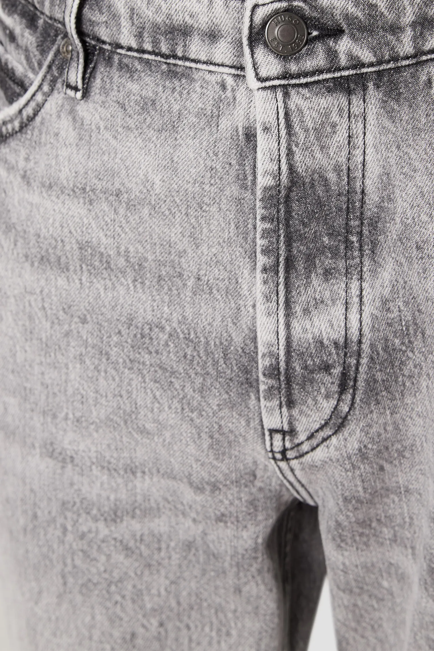 Чоловічі сірі джинси 4