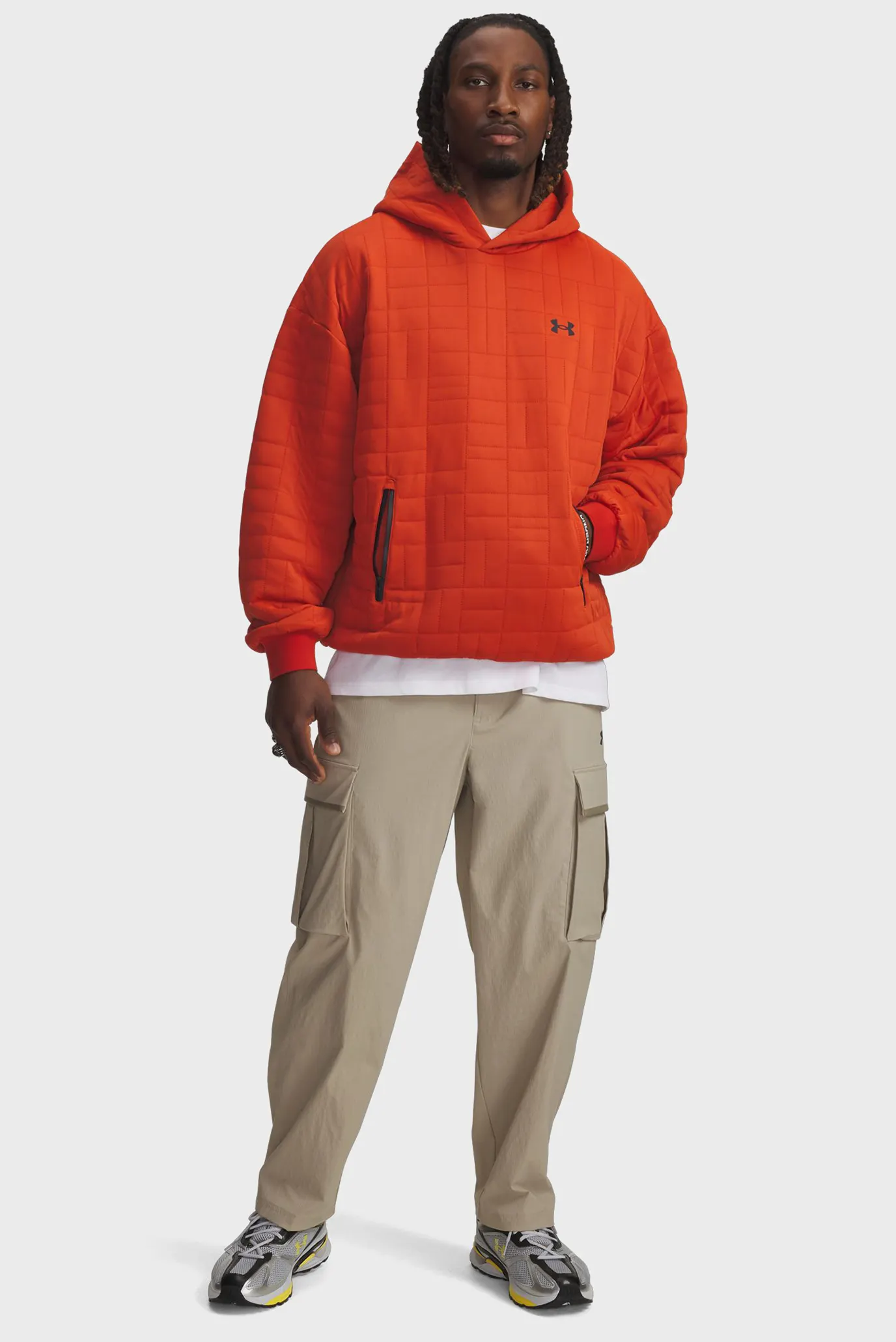 Чоловічі бежеві спортивні штани UA UNSTPBLE TXTR WOVEN CARGO 2