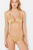 Женский золотистый лиф от купальника с мягкой треугольной чашкой IDYLLIQUE