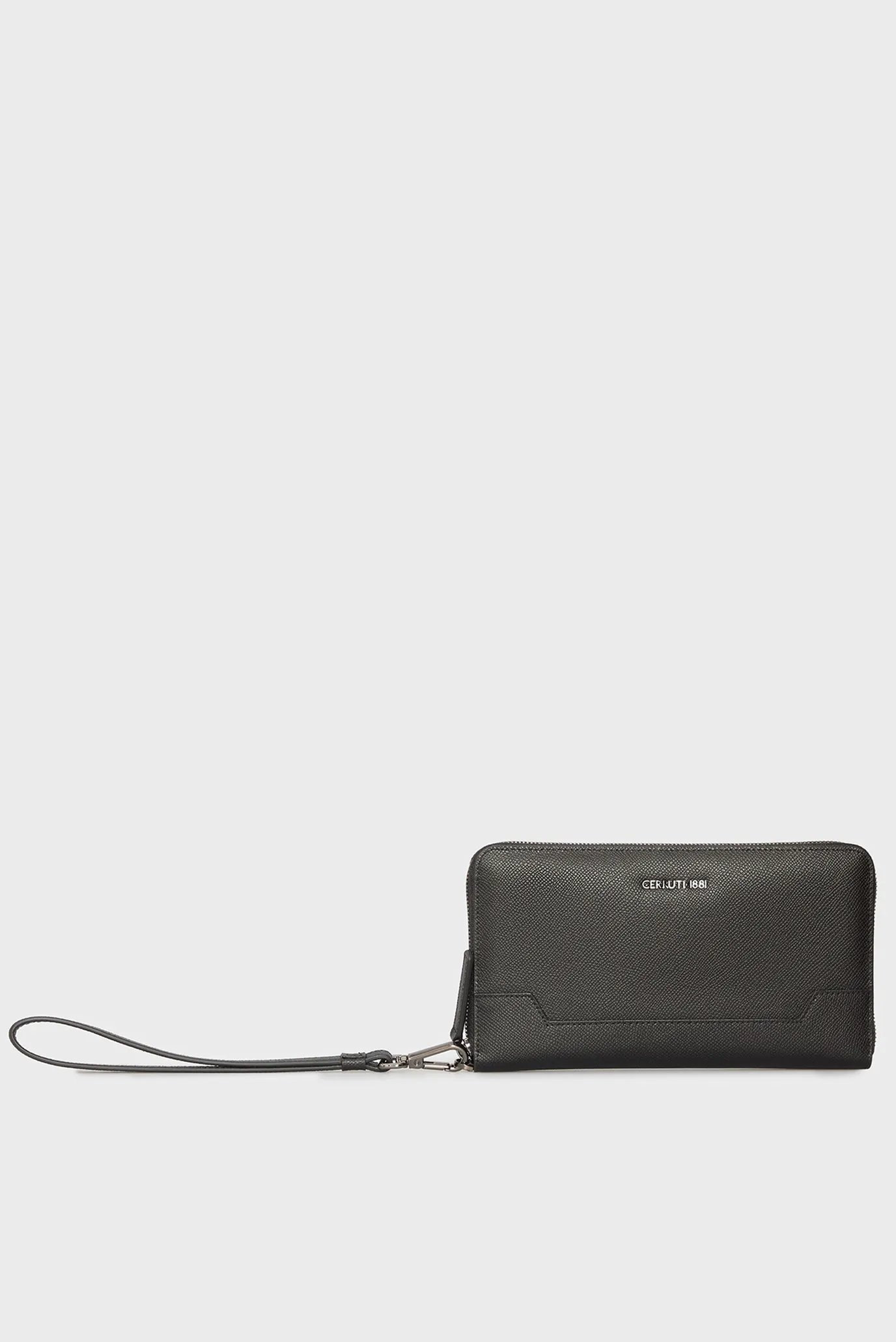 Мужской черный кожаный кошелек JAKE 1