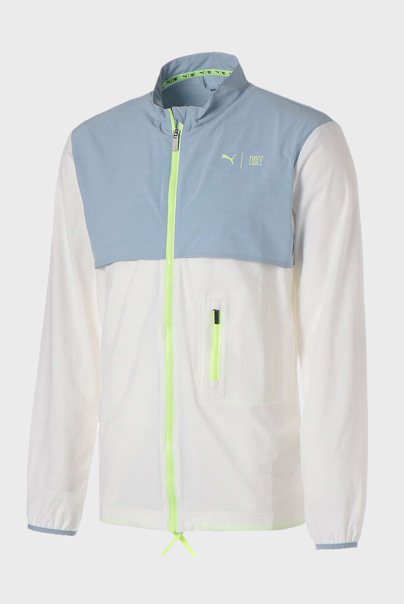 Мужская белая ветровка PUMA x FIRST MILE Woven Running Jacket Men 1