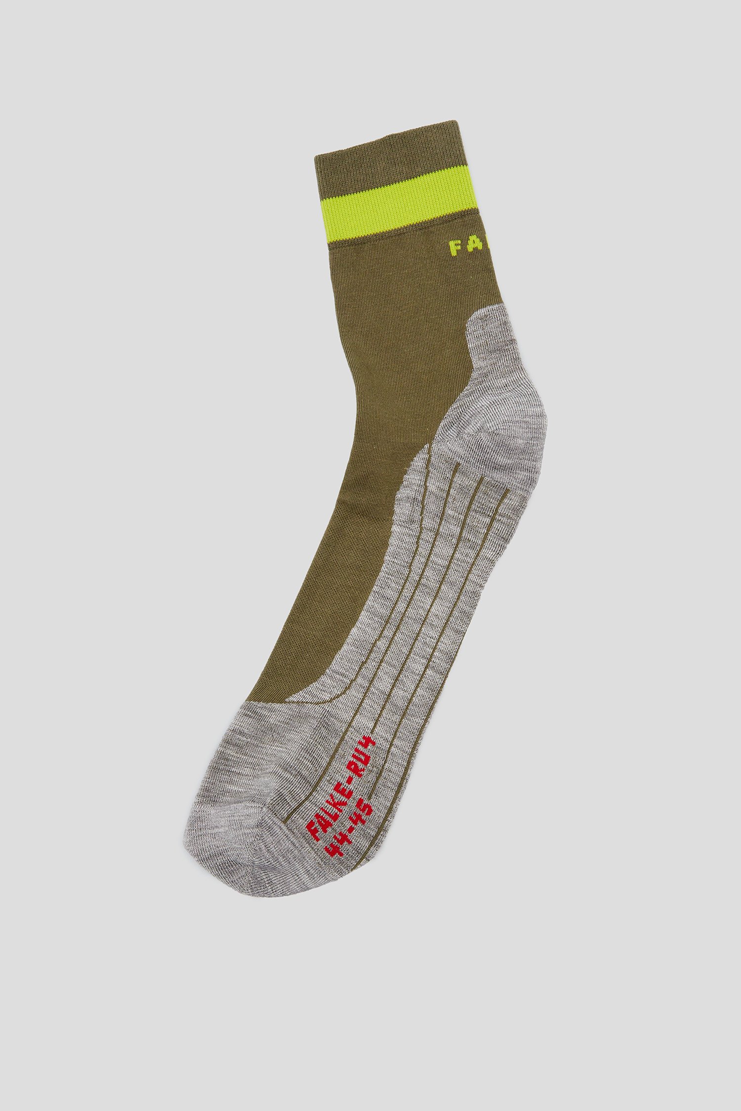 Чоловічі оливкові шкарпетки для бігу 1
