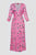 Жіноча рожева сукня з візерунком
