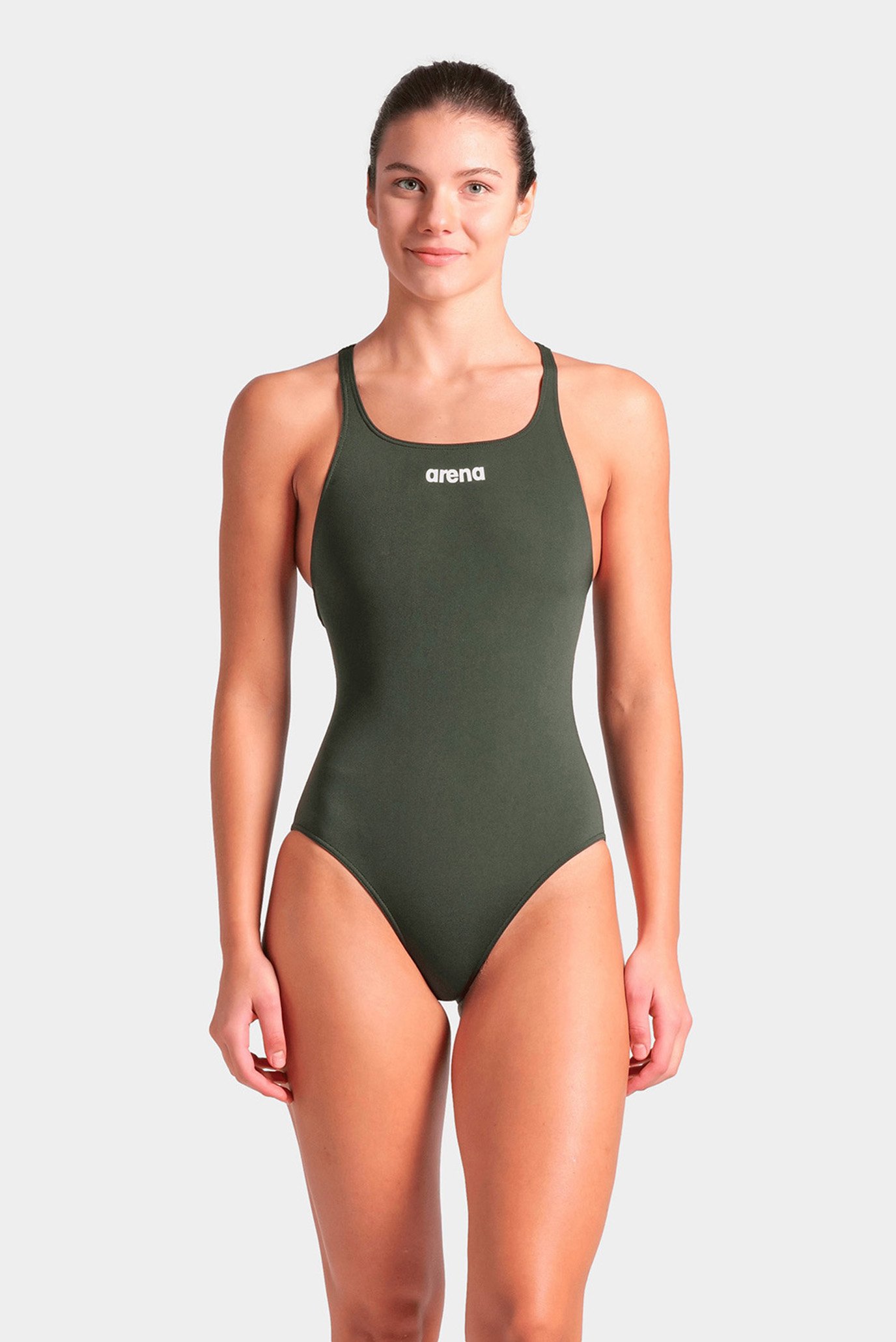 Женский оливковый купальник TEAM SWIMSUIT SWIM PRO SOLID 1