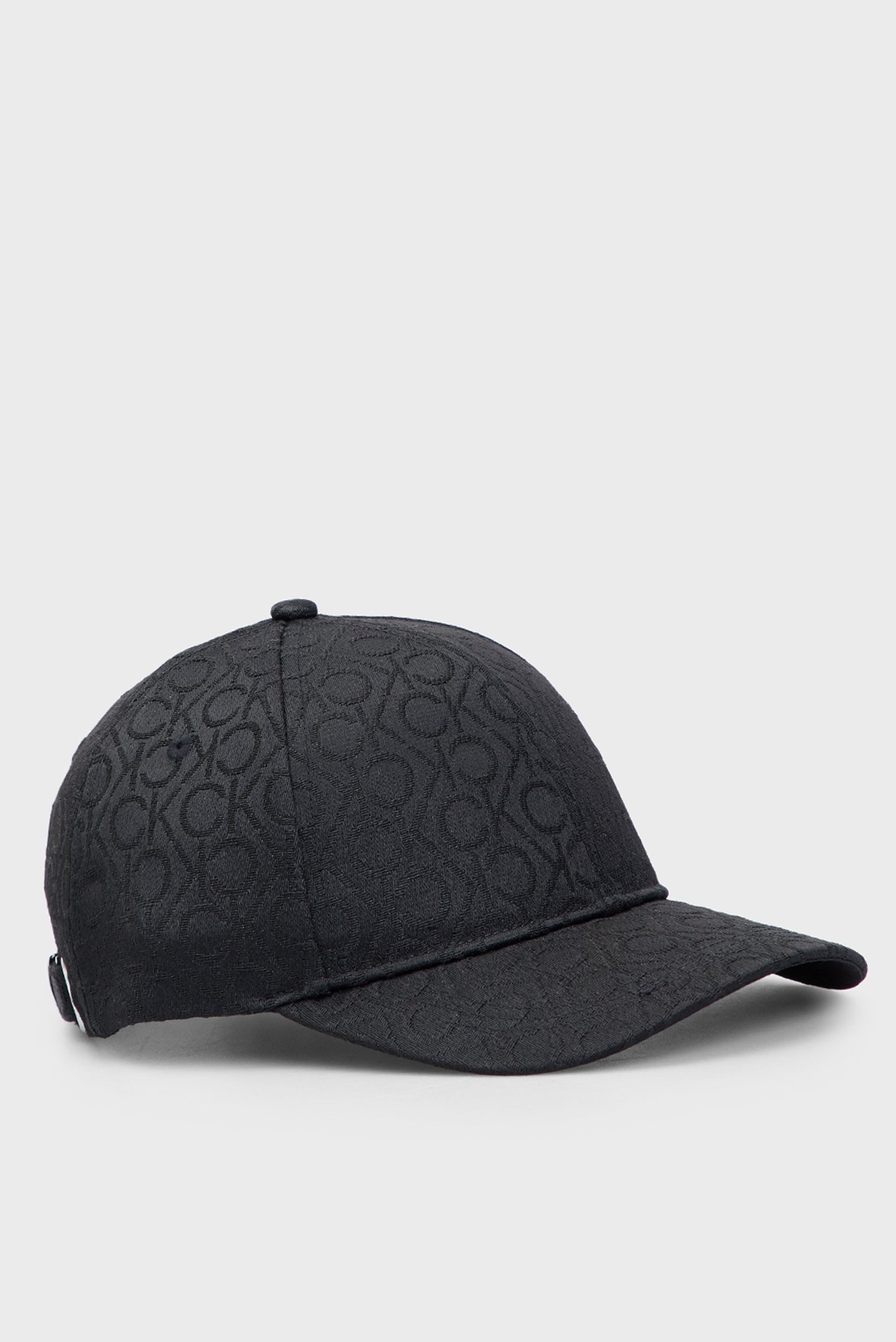 Жіноча чорна кепка з візерунком MONOGRAM JACQUARD CAP 1