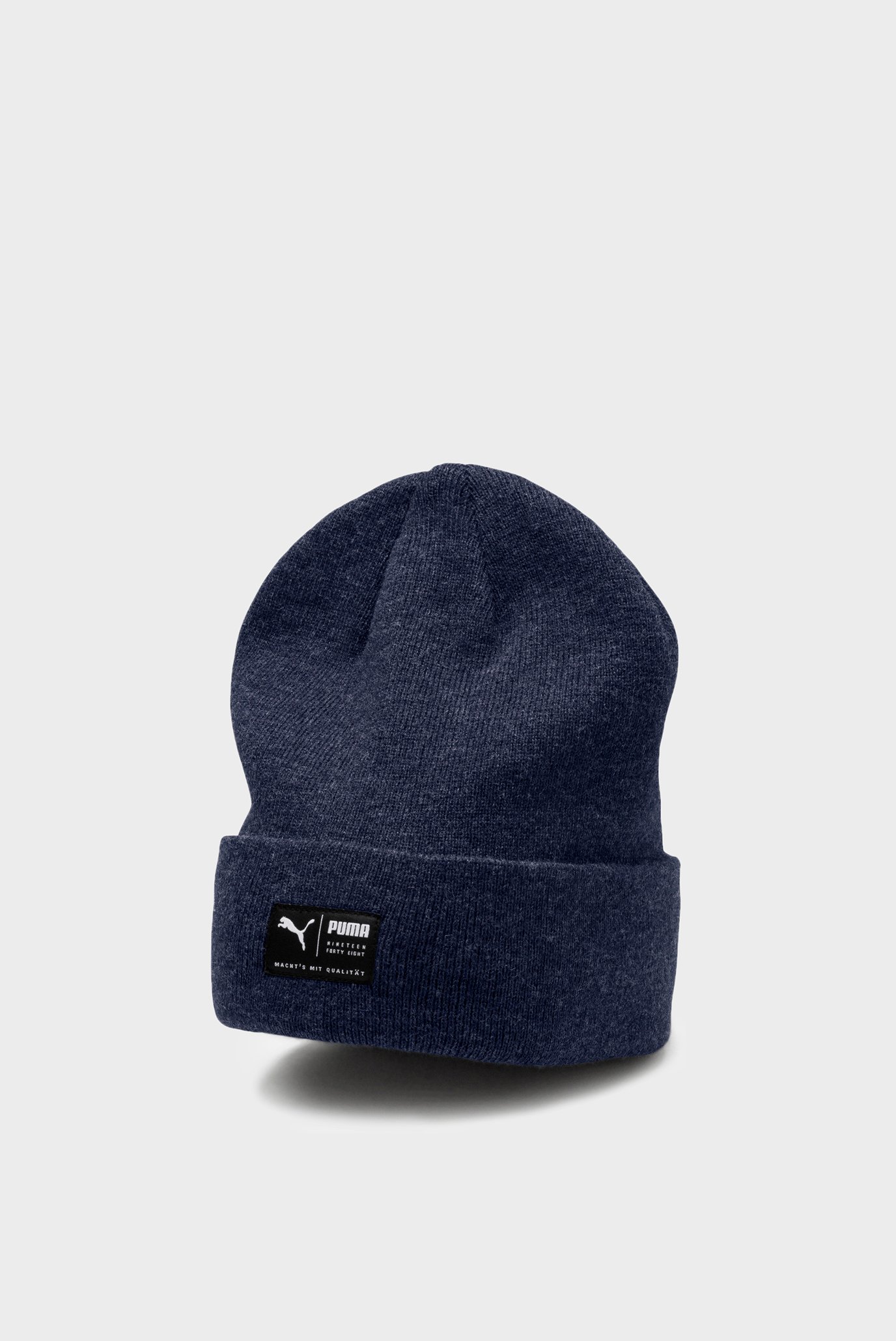 Темно-синяя шапка ARCHIVE heather beanie 1