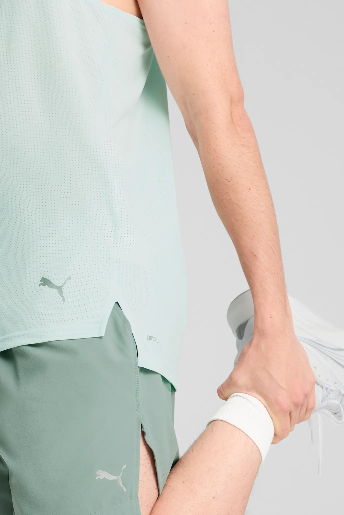 Мужская мятная майка Graphic Mesh Running Singlet Men 4