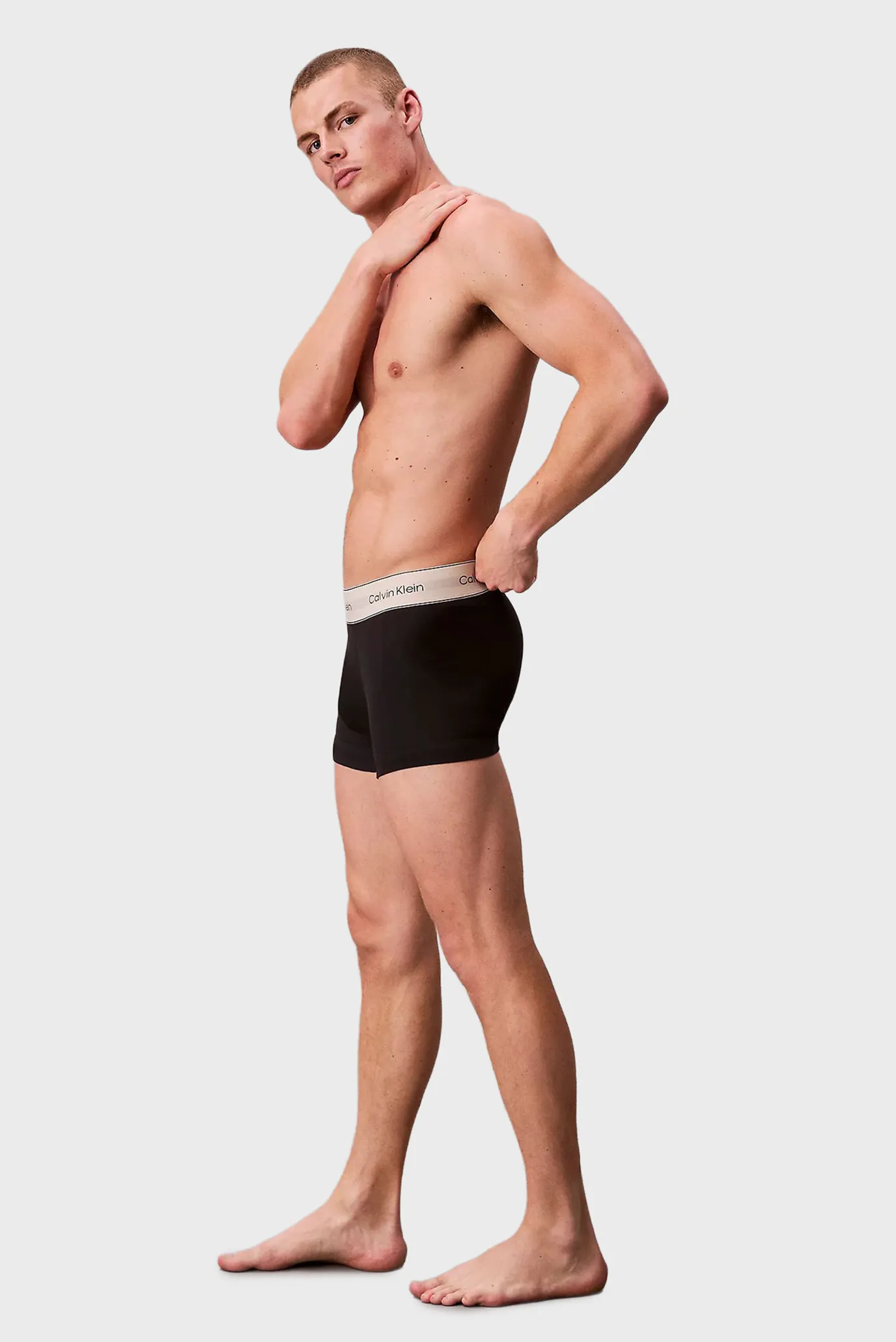 Чоловічі чорні боксери (3 шт) TRUNK 3