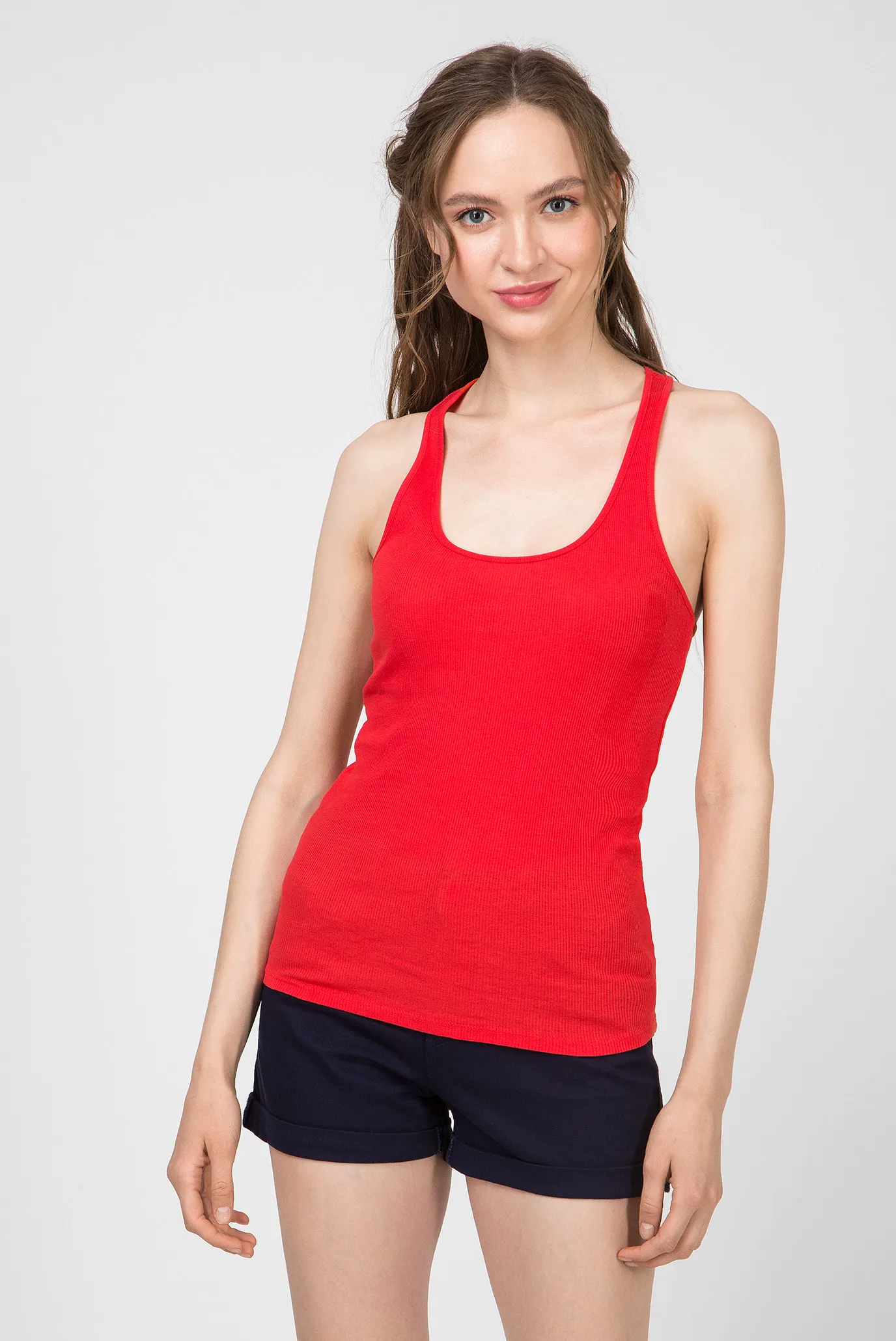 Женская красная майка Terranova 0042088 — MD-Fashion