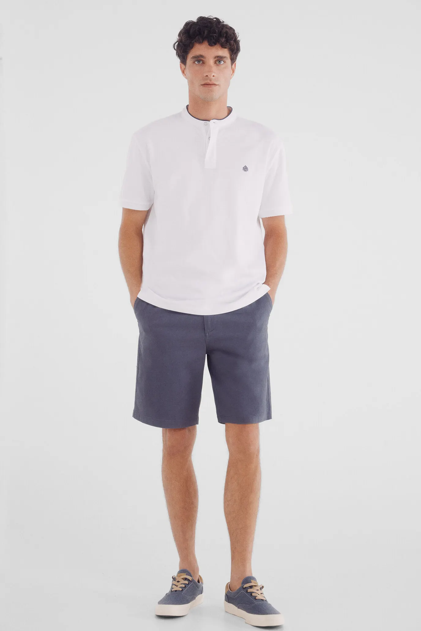 Чоловіче біле поло 2