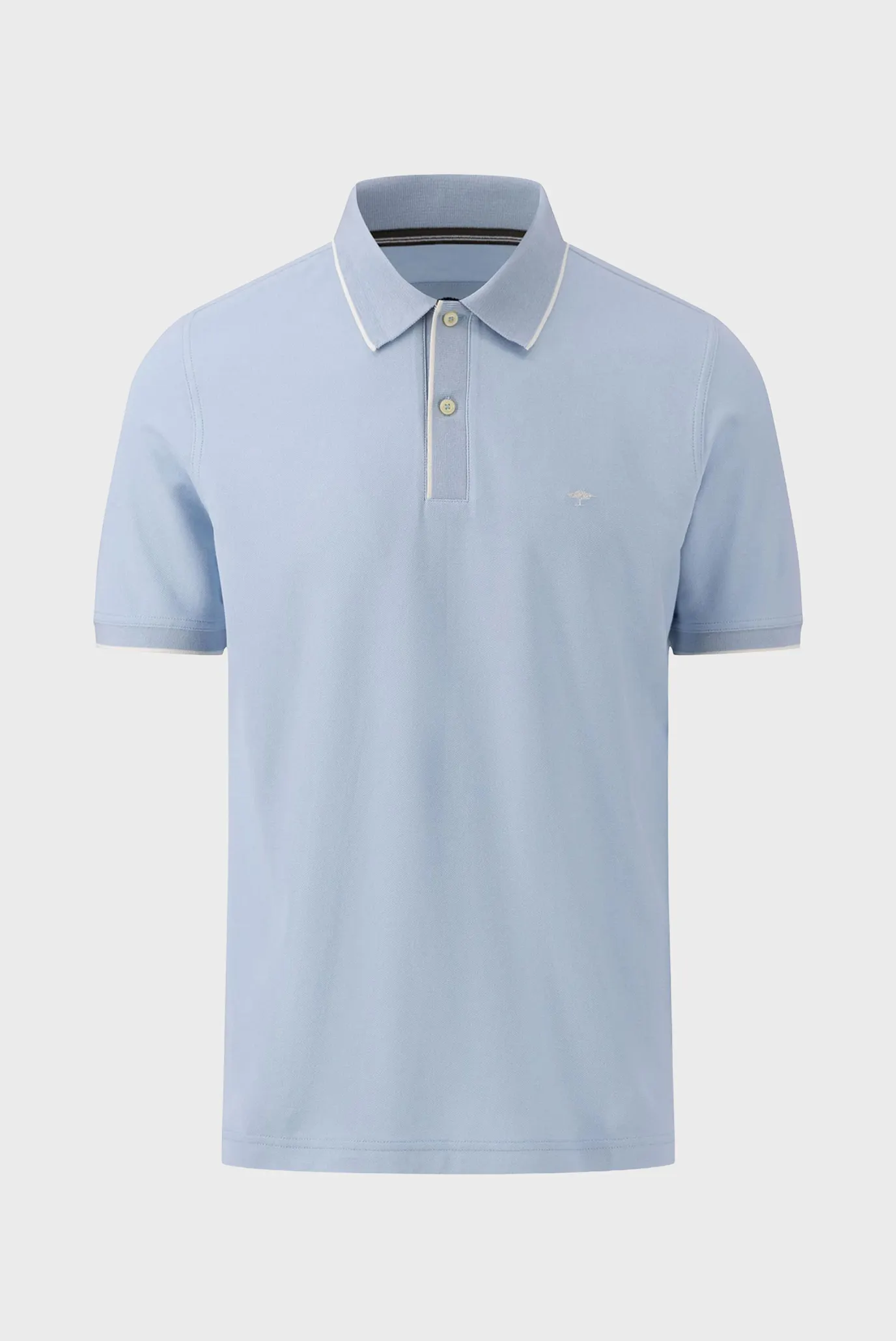 Мужское голубое поло 1