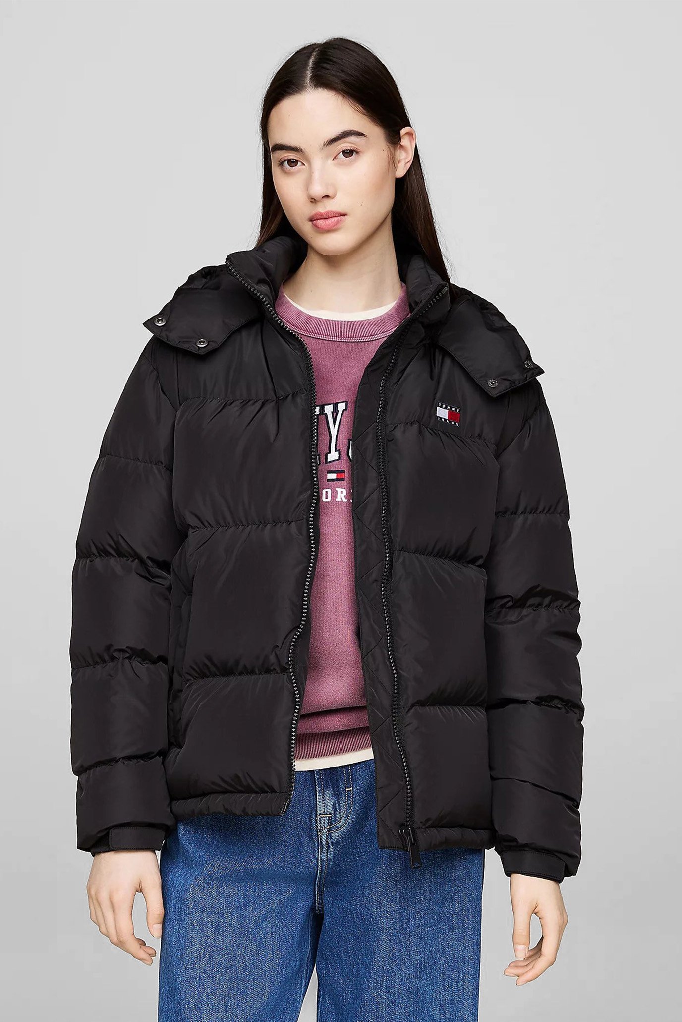 Женский черный пуховик TJW ALASKA PUFFER EXT 1