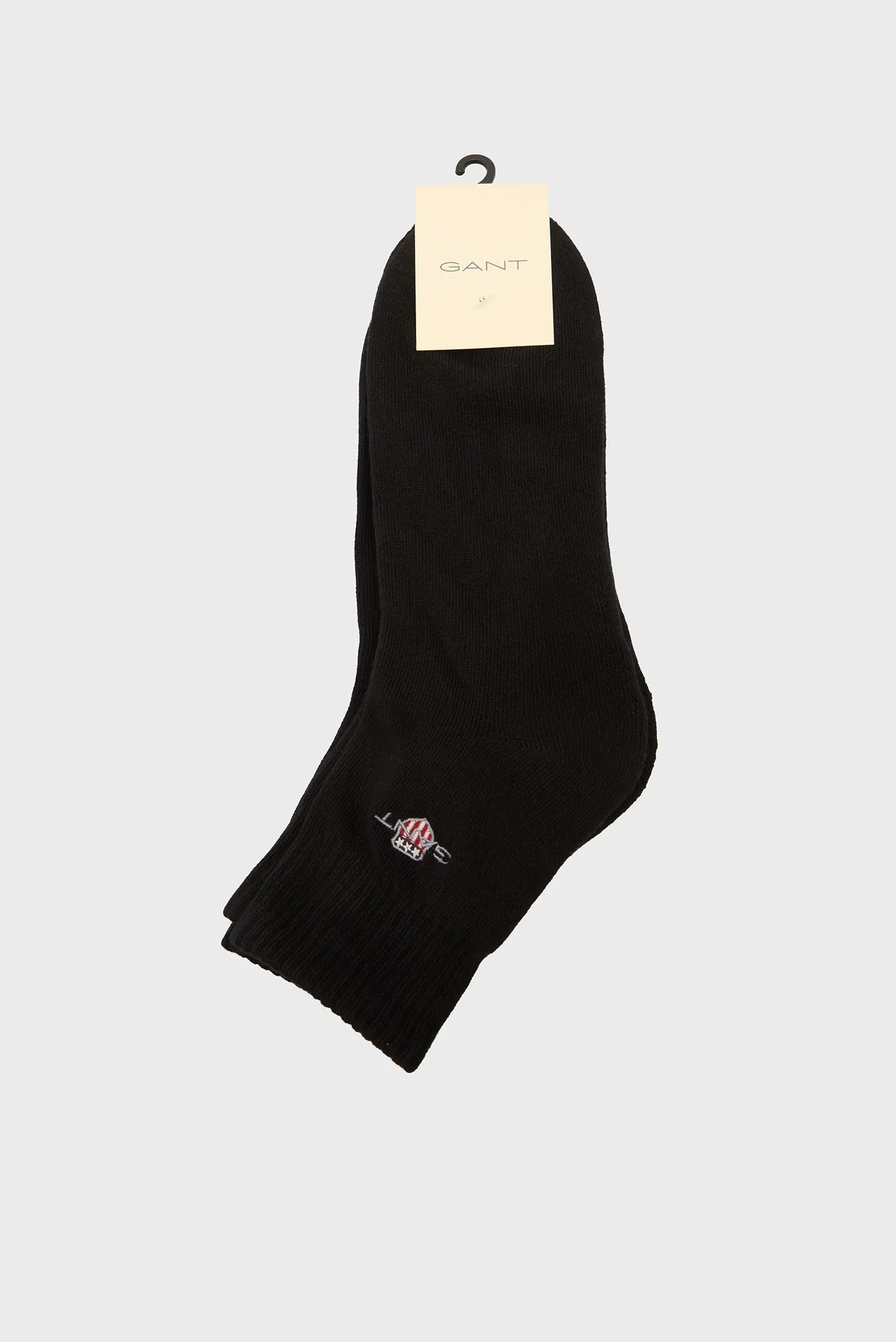 Мужские черные носки (2 пары) CUSHIONED CALZINO Черный 43-45 Gant 9960349