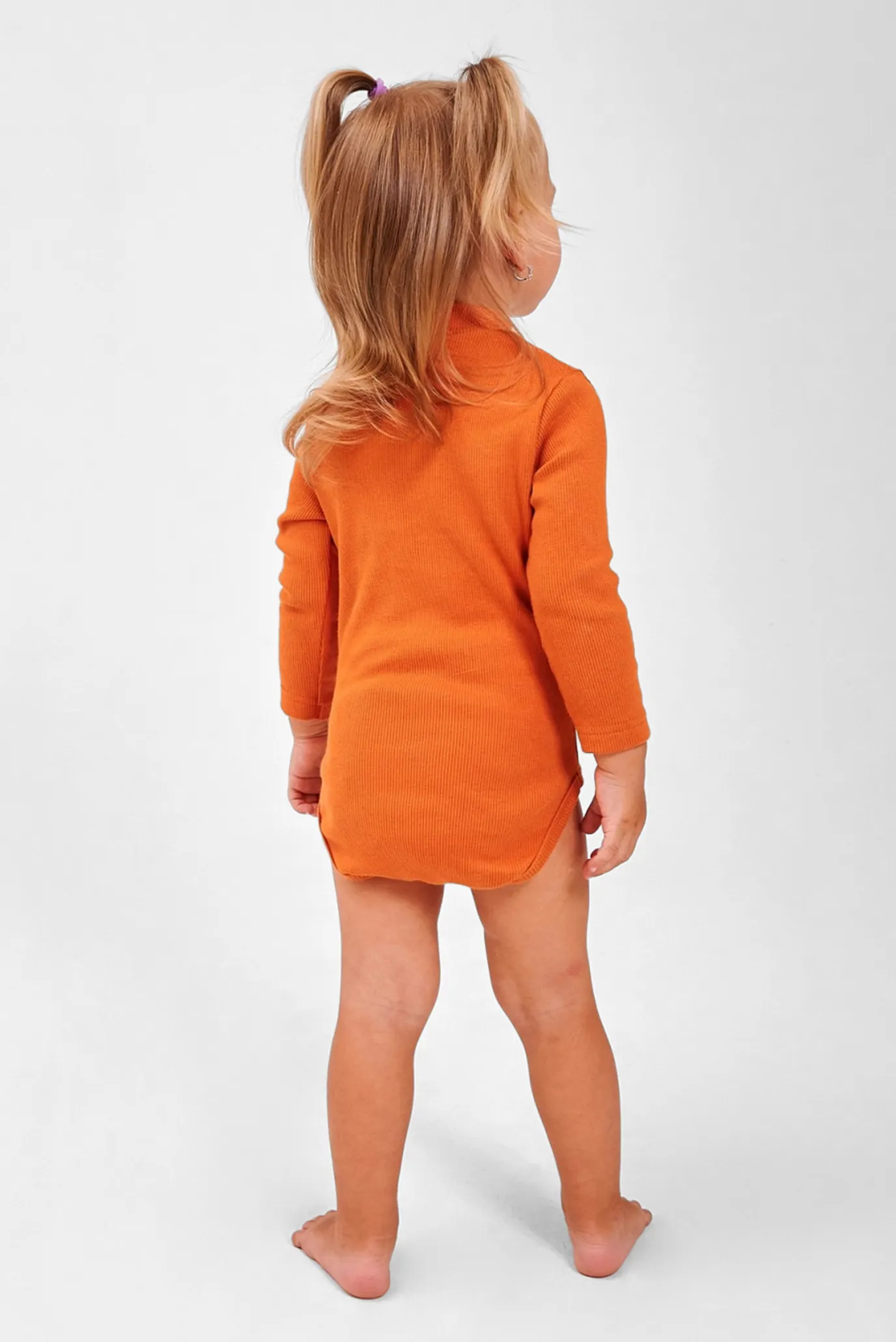 Детское оранжевое боди 2