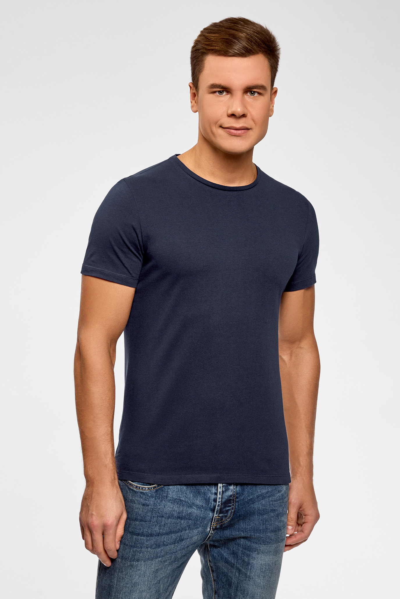 Мужские синие футболки (5 шт) 1