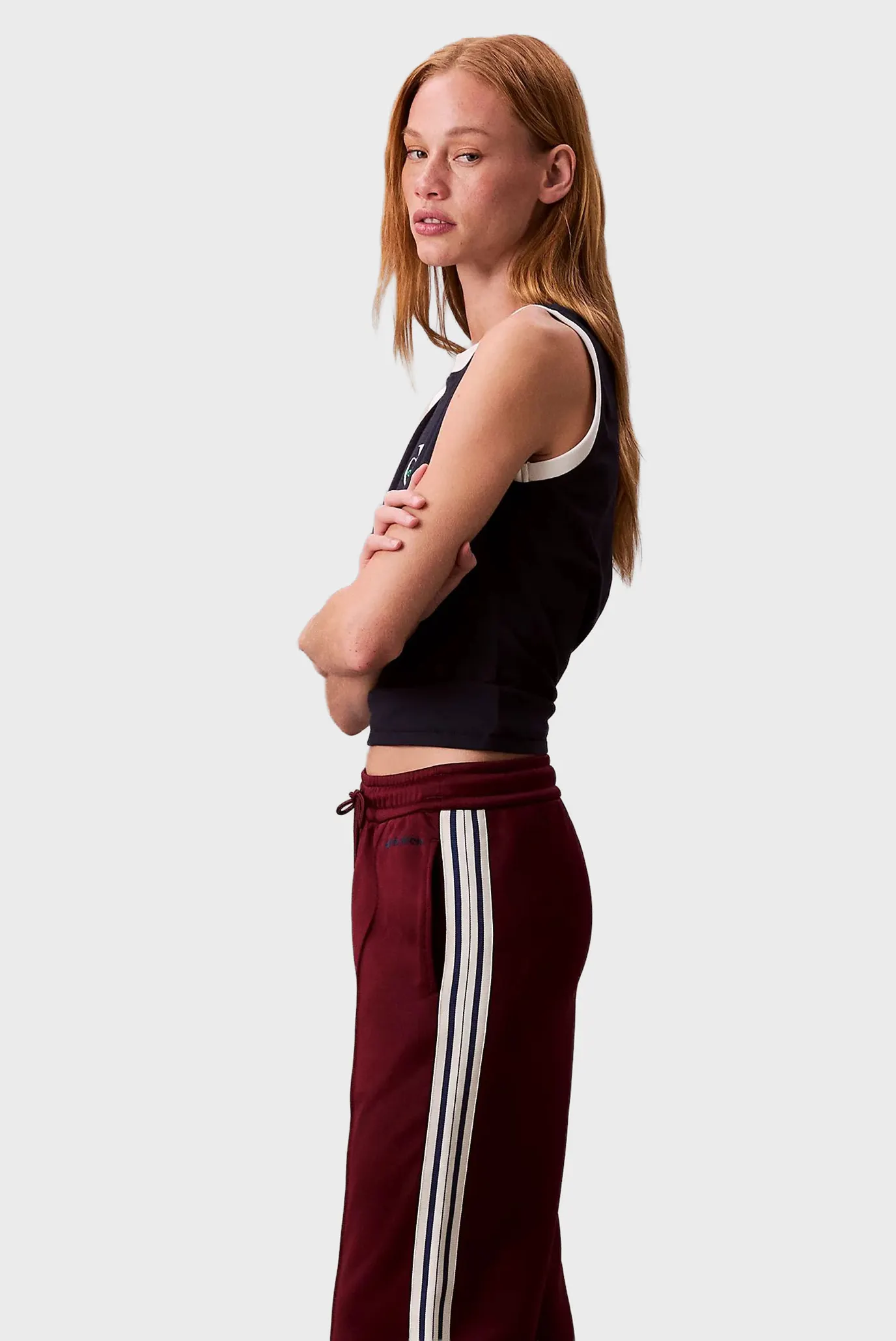 Жіночі бордові спортивні штани HGH SHN FRNCH TRRY T 4