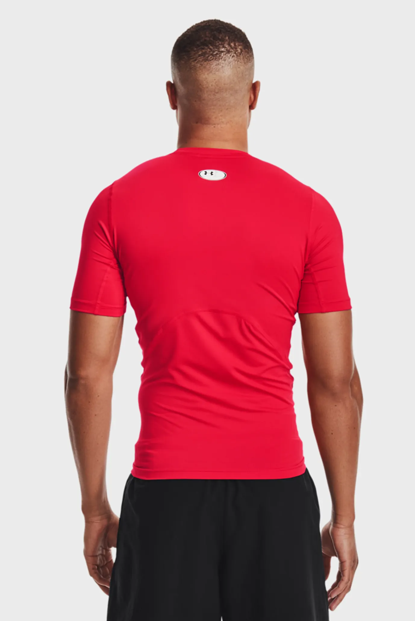 Мужская красная футболка UA HG Armour Comp SS 2