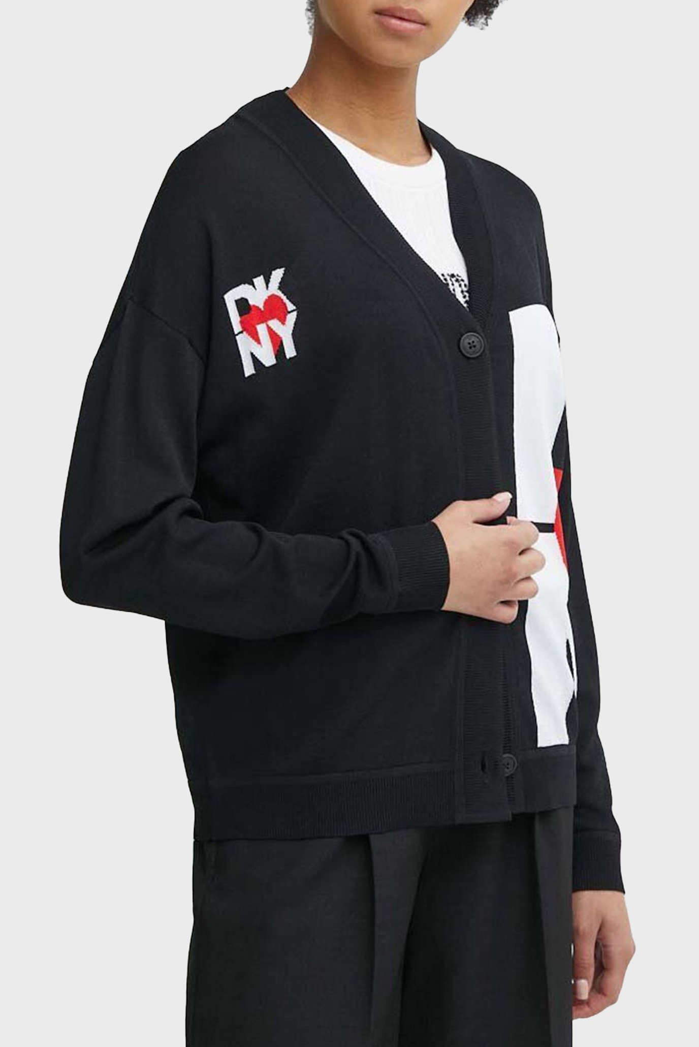 Женский черный кардиган Черный S DKNY D2B4A151 Женский черный кардиган Черный S DKNY D2B4A151