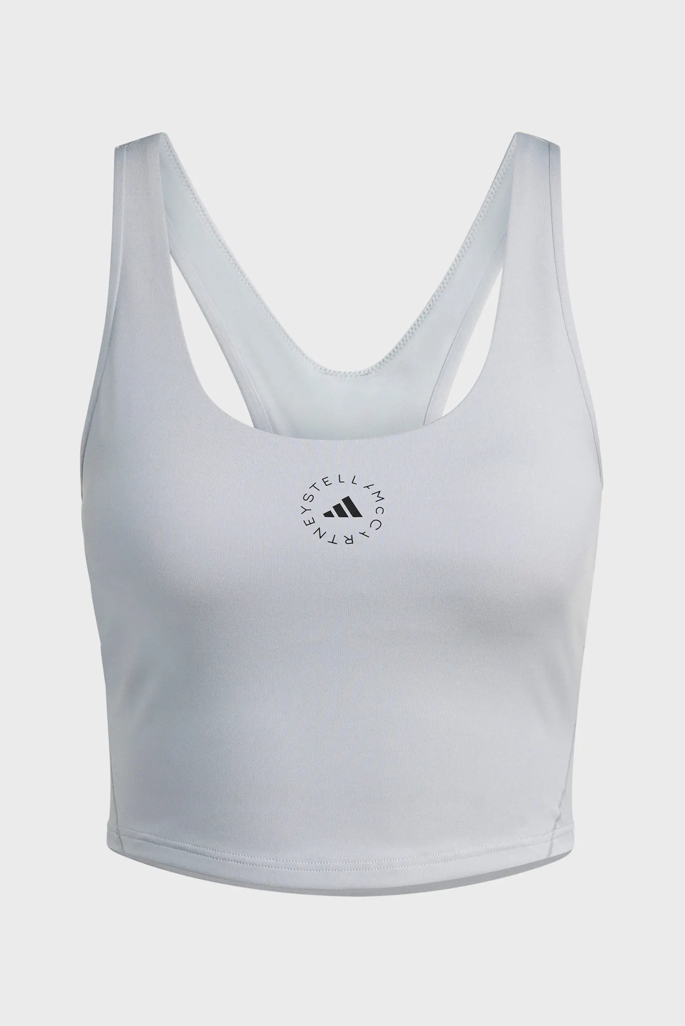 Женский серый топ adidas By Stella McCartney Yoga 1