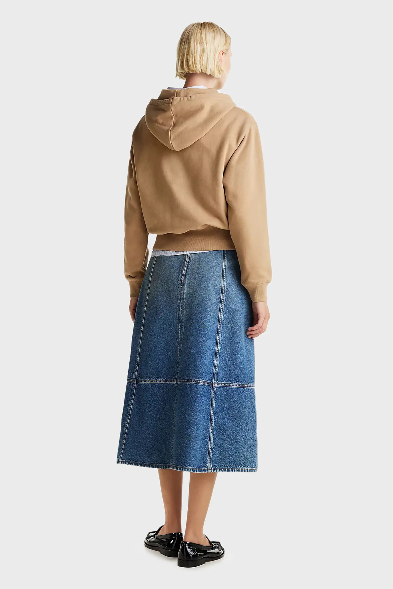 Жіноче бежеве худі FLAG ON CHEST MDRN 3