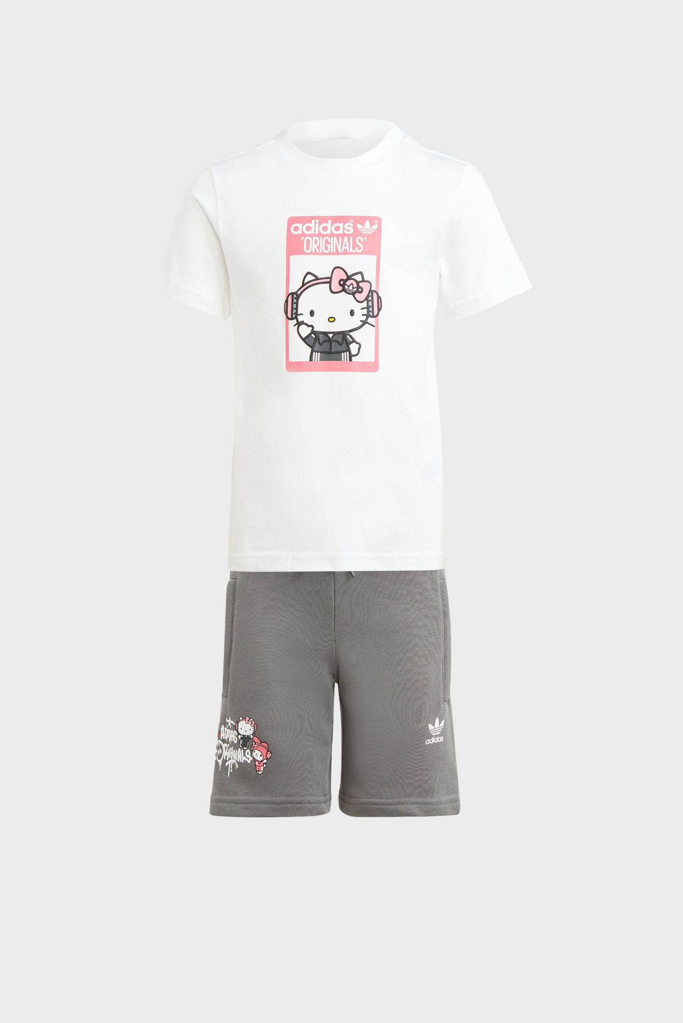 Дитячий комплект одягу (футболка, шорти) adidas Originals x Hello Kitty 1