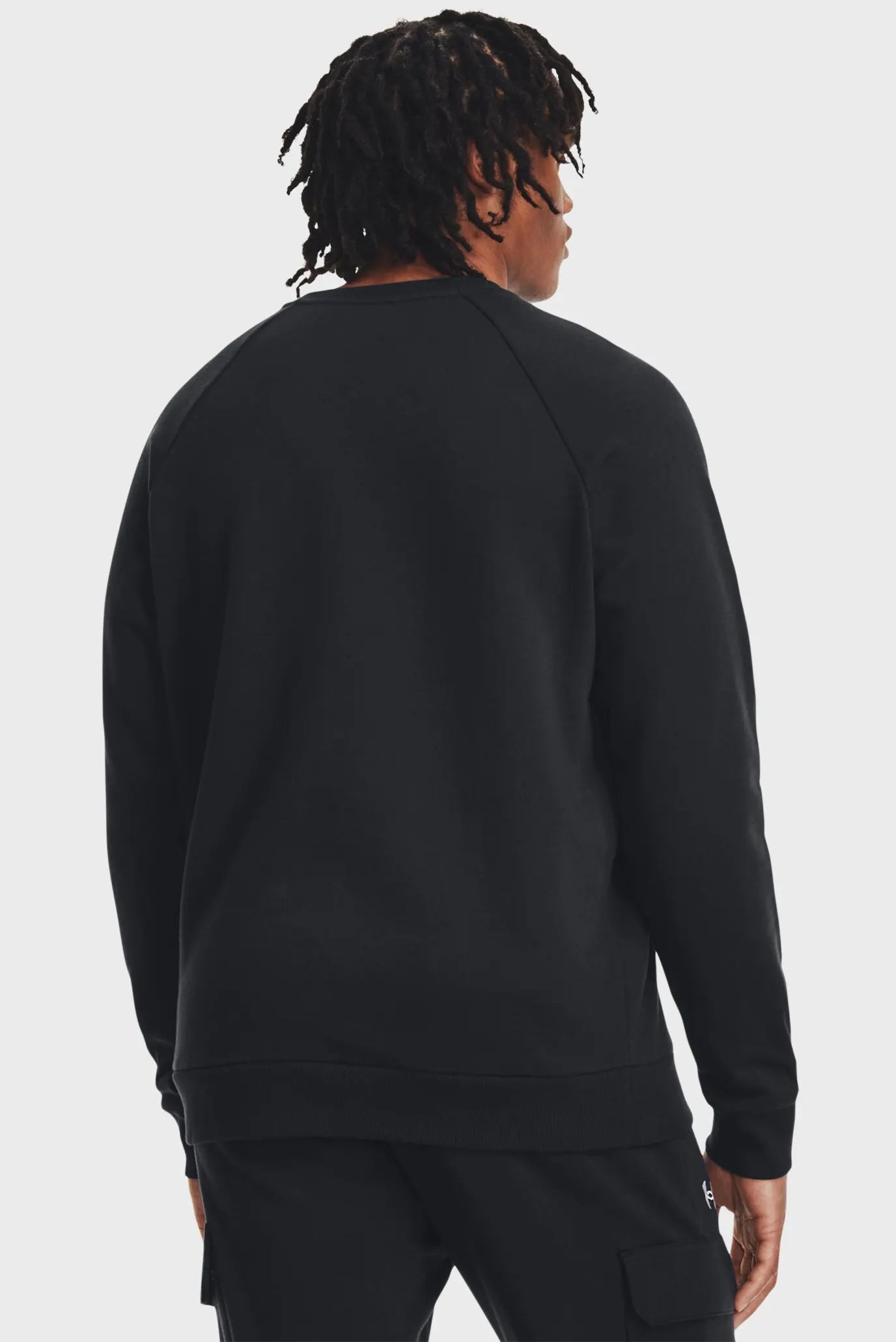 Чоловічий чорний світшот UA Rival Fleece Crew 3