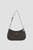 Женская темно-коричневая сумка с узором