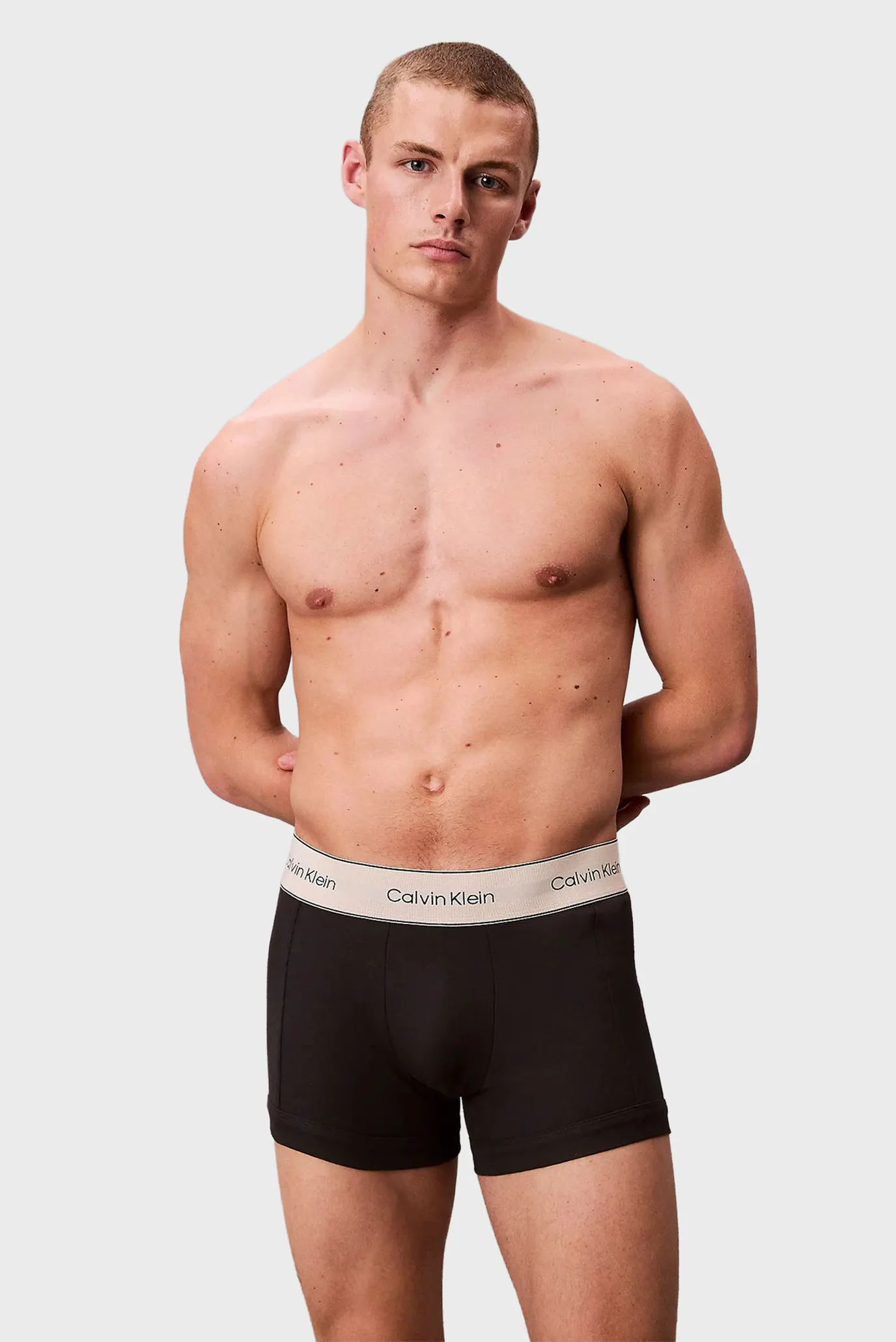 Чоловічі чорні боксери (3 шт) TRUNK 2