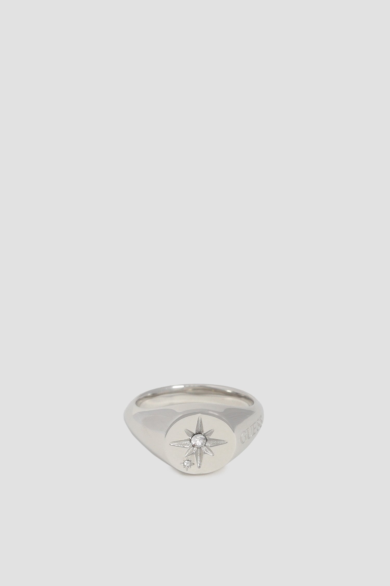 Женское серебристое кольцо 1