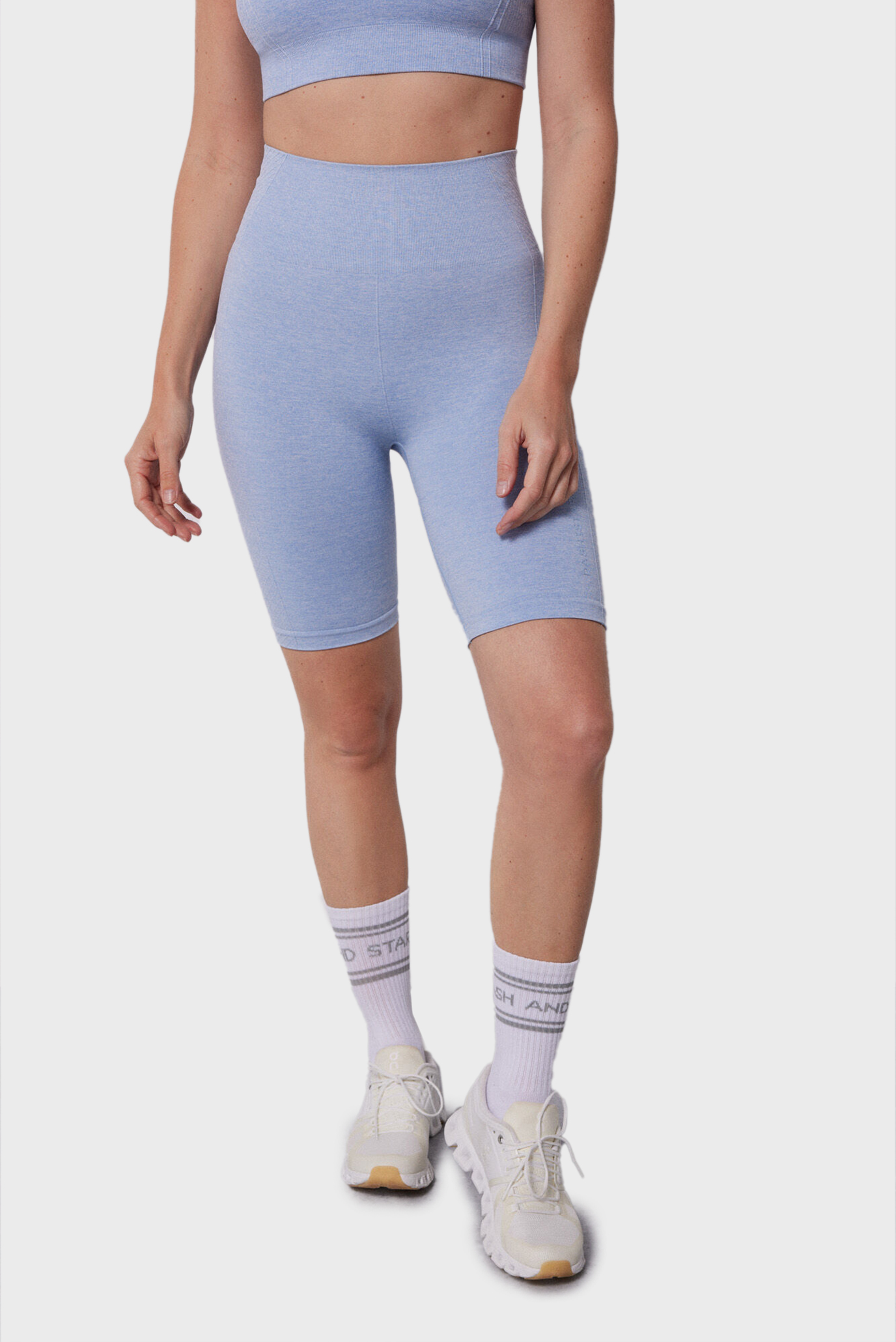 Женские голубые велосипедки Seamless Comfort 1