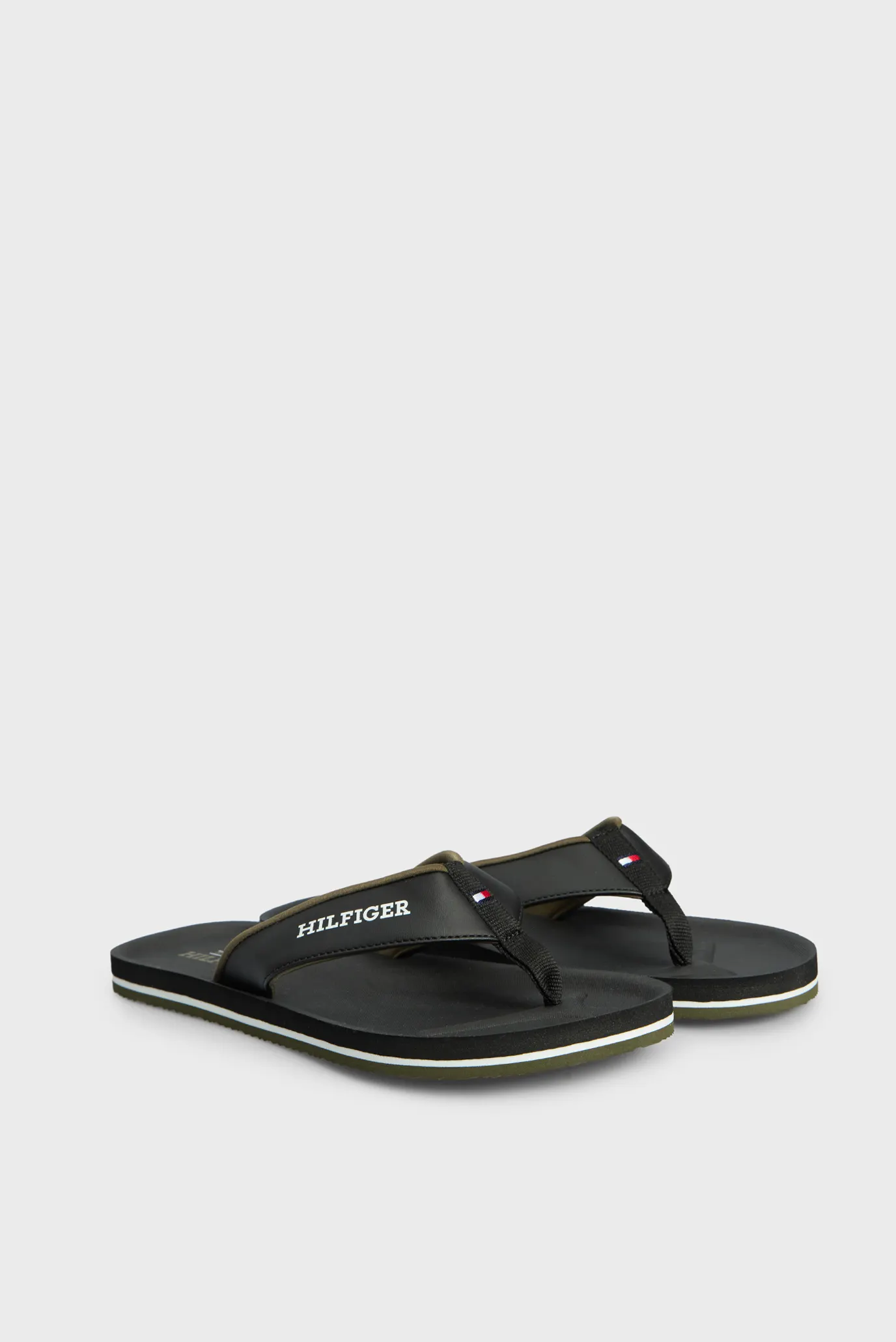 Мужские черные вьетнамки PADDED COMFORT HILFIGER 3