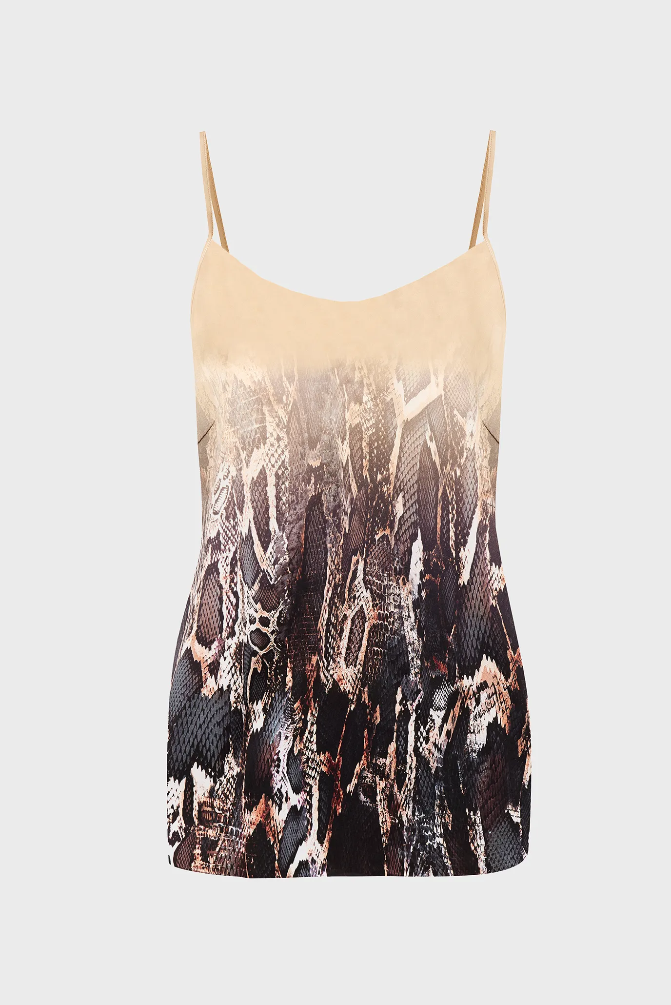 Жіночий шовковий топ з візерунком 5