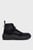 Чоловічі чорні черевики TJM MIX MATERIAL BOOT