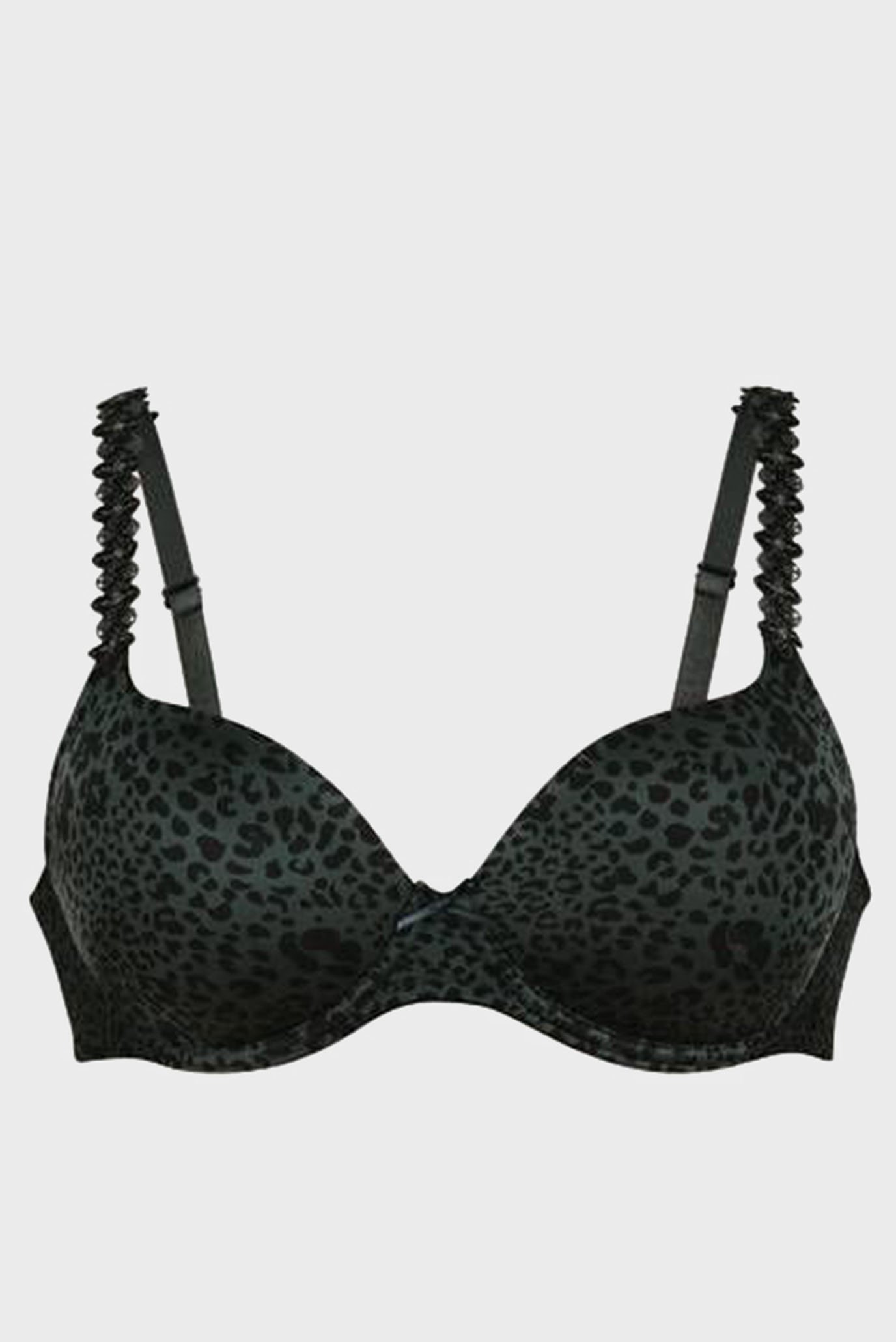 Жіночий темно-зелений бюстгальтер із візерунком Joy Underwired bra, padded 1