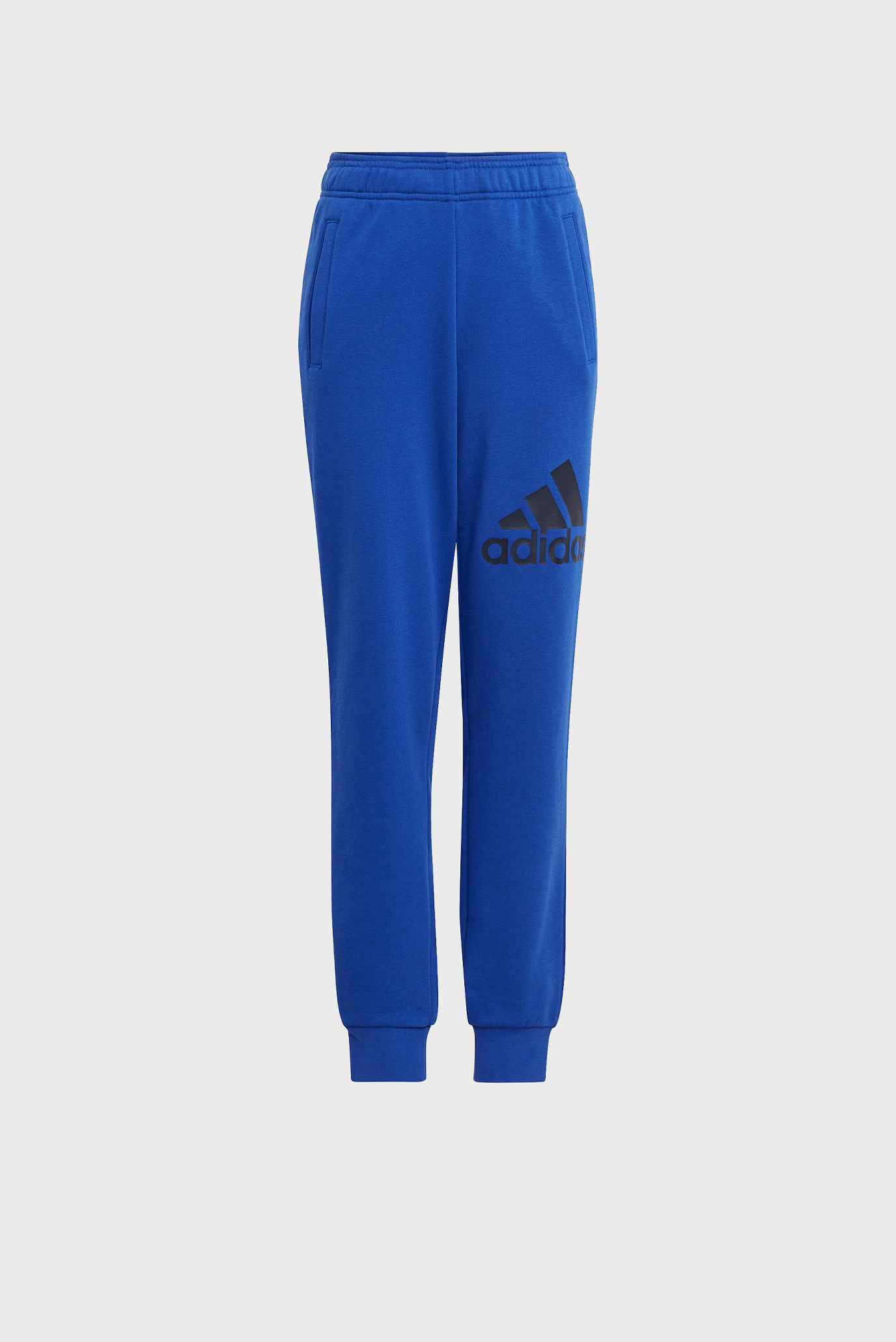 Детские синие спортивные брюки Essentials Regular Fit Big Logo Cotton 1