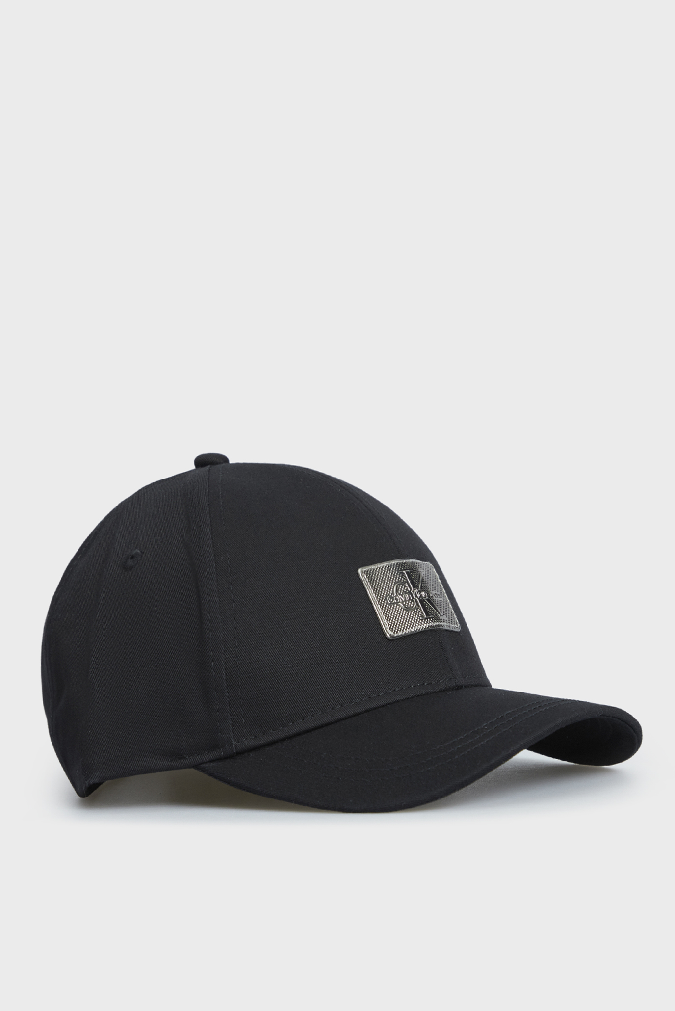 Мужская черная кепка MONOLOGO RUBBER PATCH CAP 1