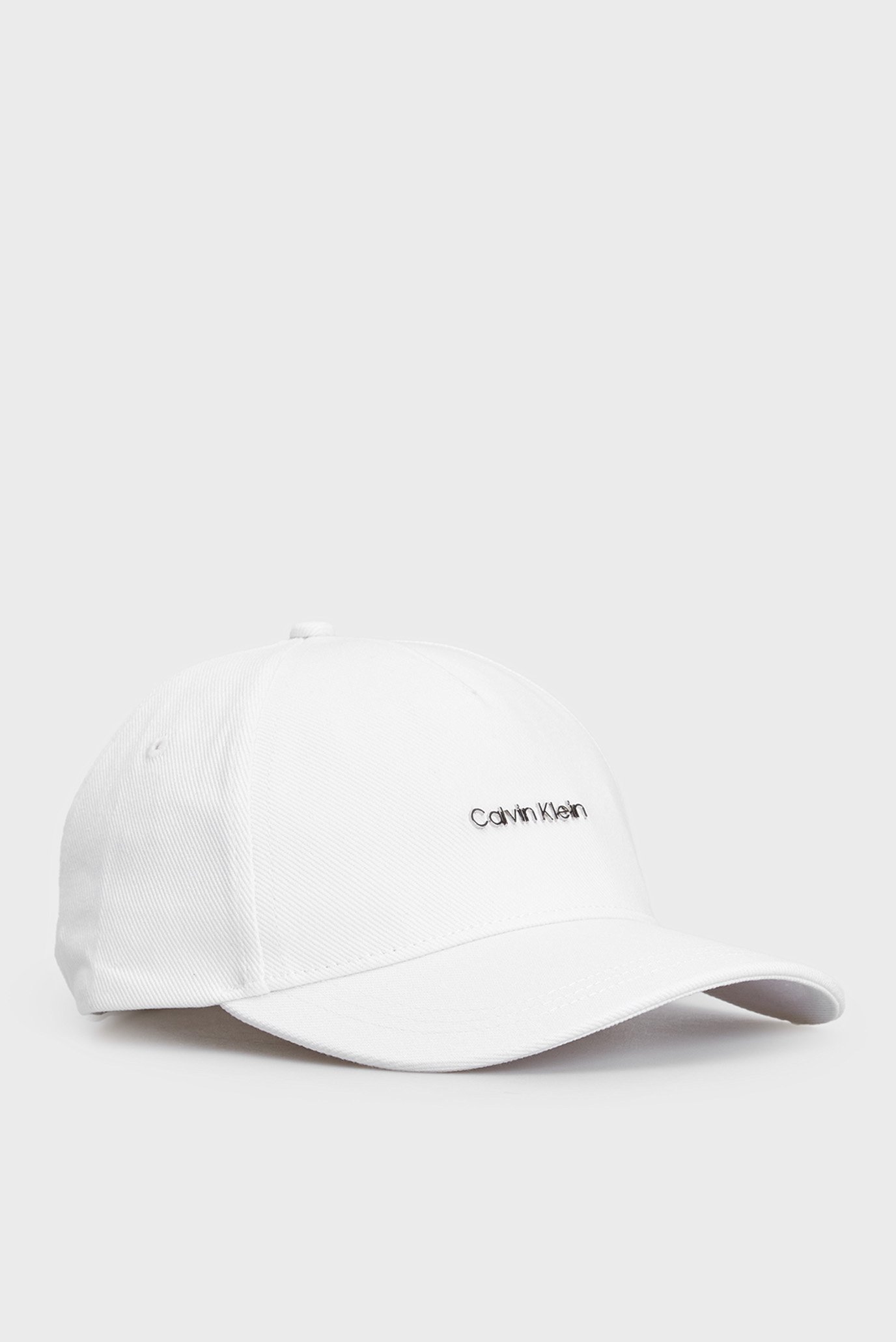 Женская белая кепка CALVIN LETTERING CANVAS CAP 1