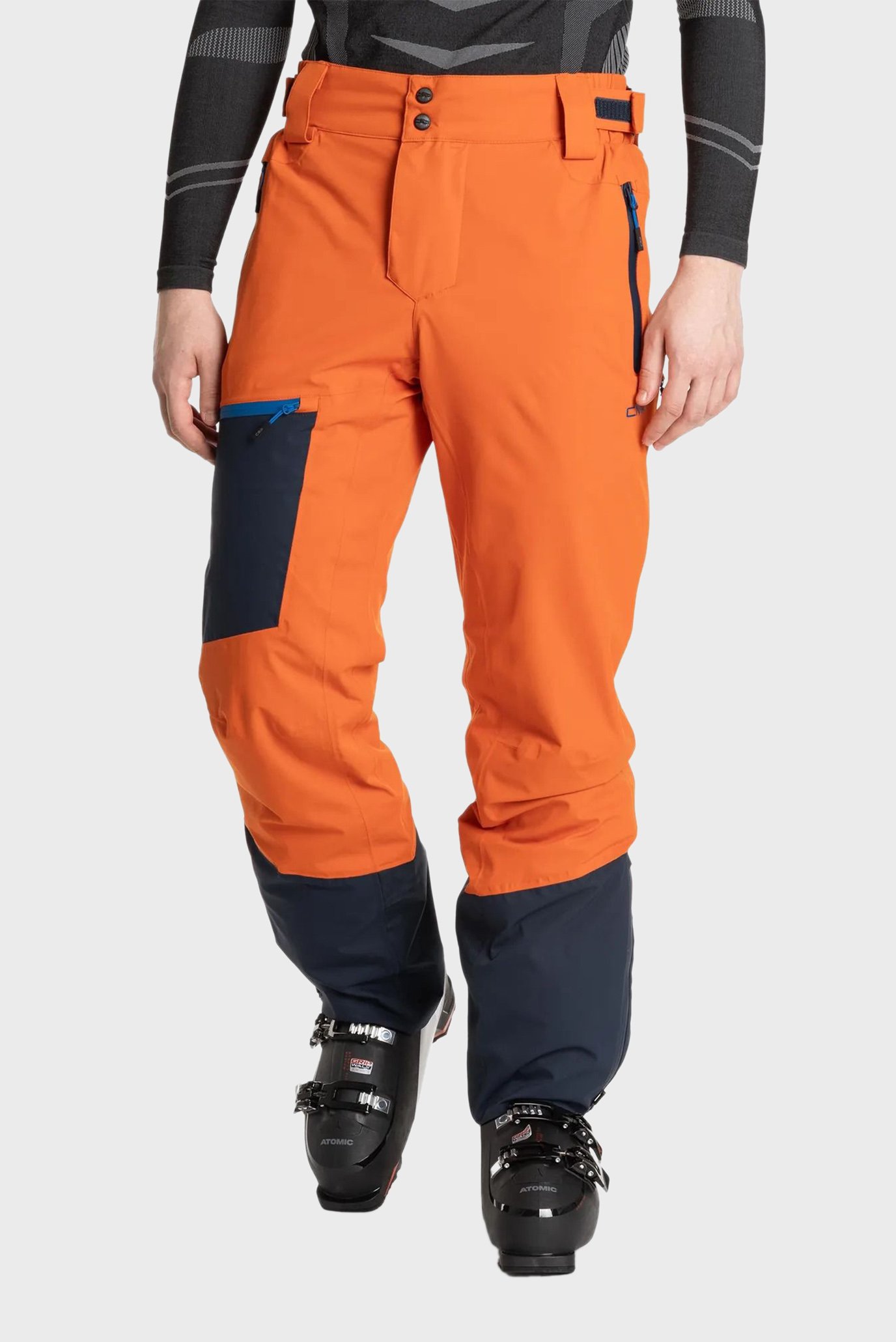 Мужские оранжевые лыжные брюки FREE RIDE TWILL Оранжевый 50 CMP 34W2027-B595 Мужские оранжевые лыжные брюки FREE RIDE TWILL Оранжевый 50 CMP 34W2027-B595