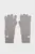 Жіночі сірі кашемірові рукавиці EMBLEM