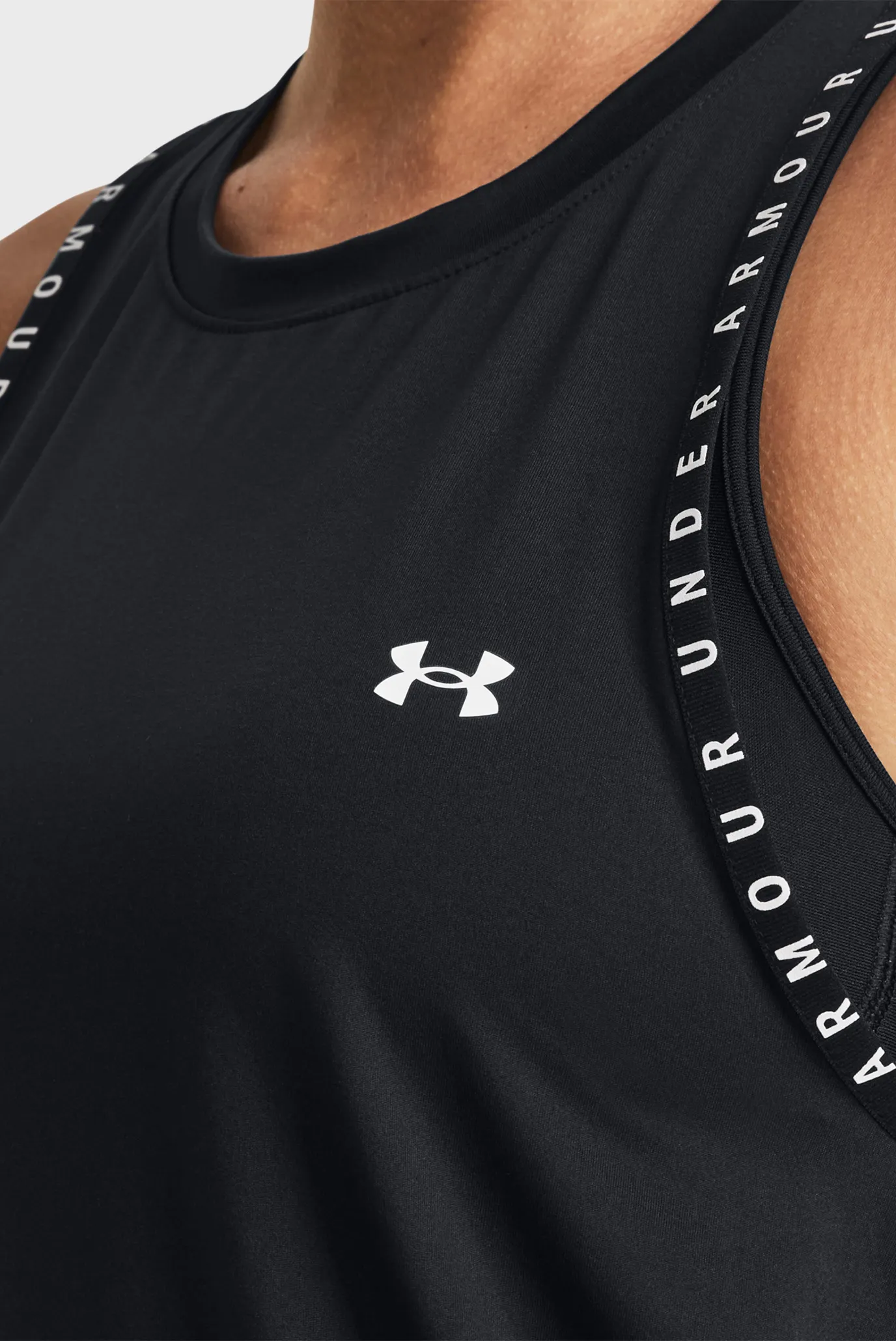 Жіноча чорна майка Knockout Novelty Tank 4