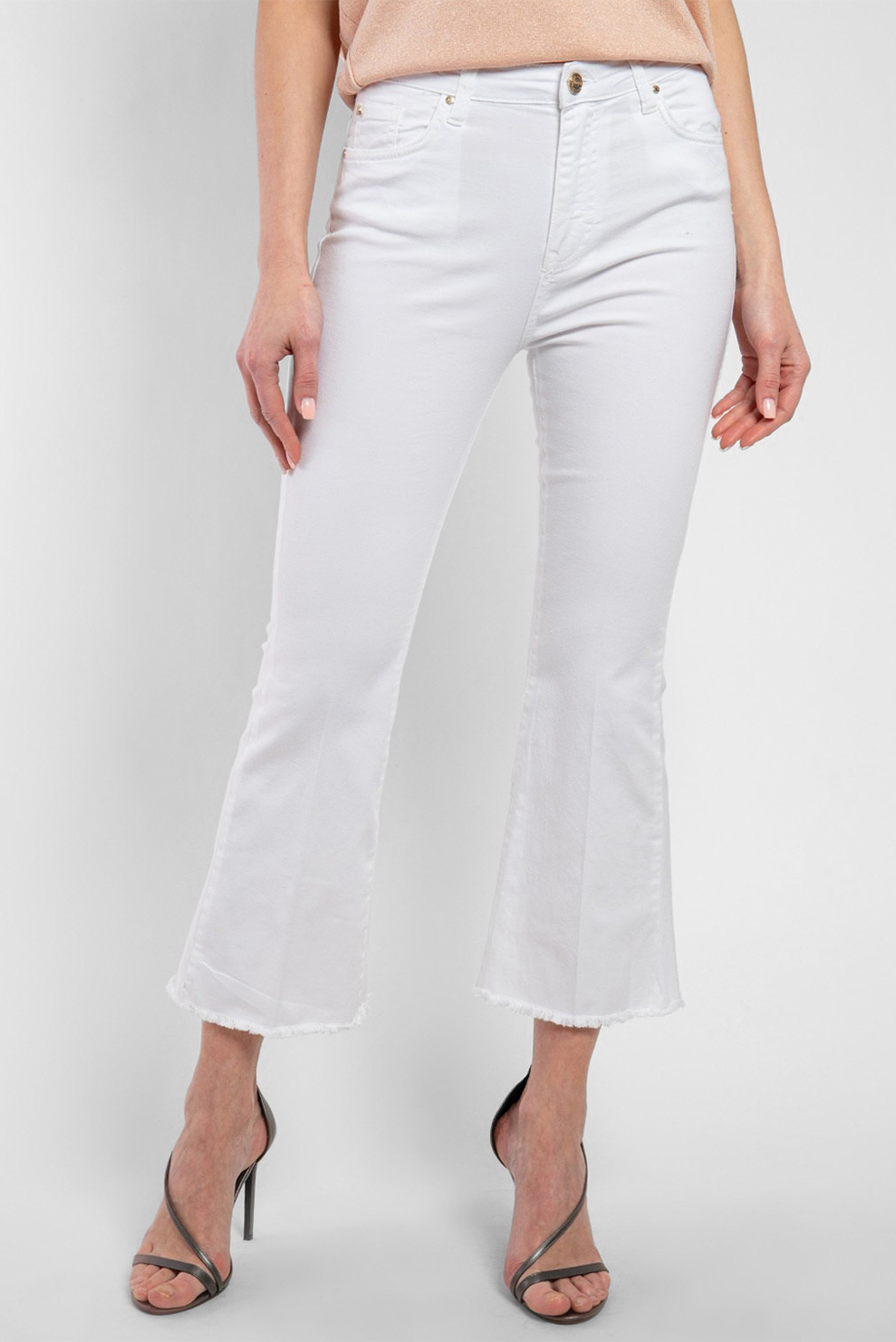 Женские белые джинсы 1