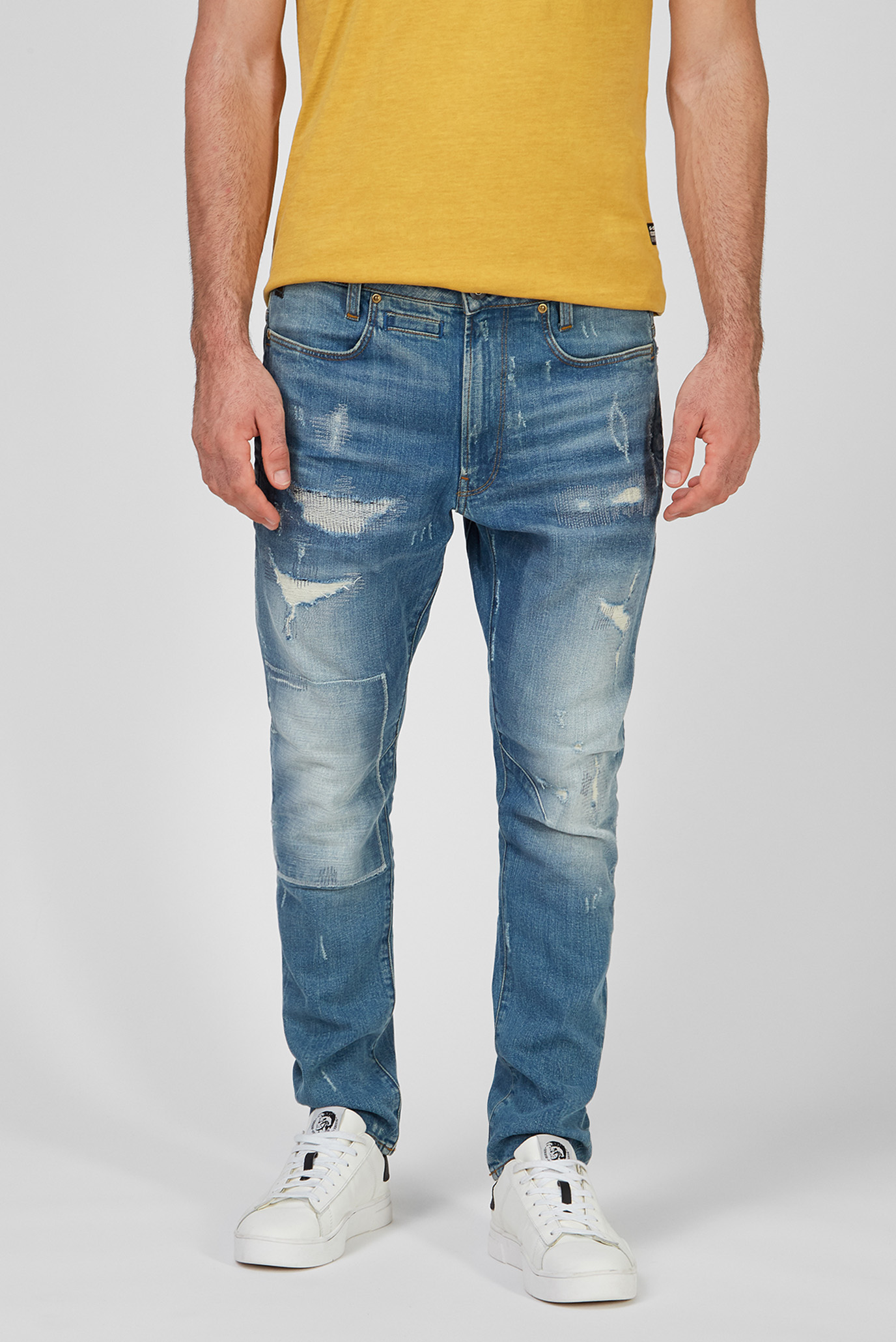 Чоловічі блакитні джинси D-Staq 3D Slim 1