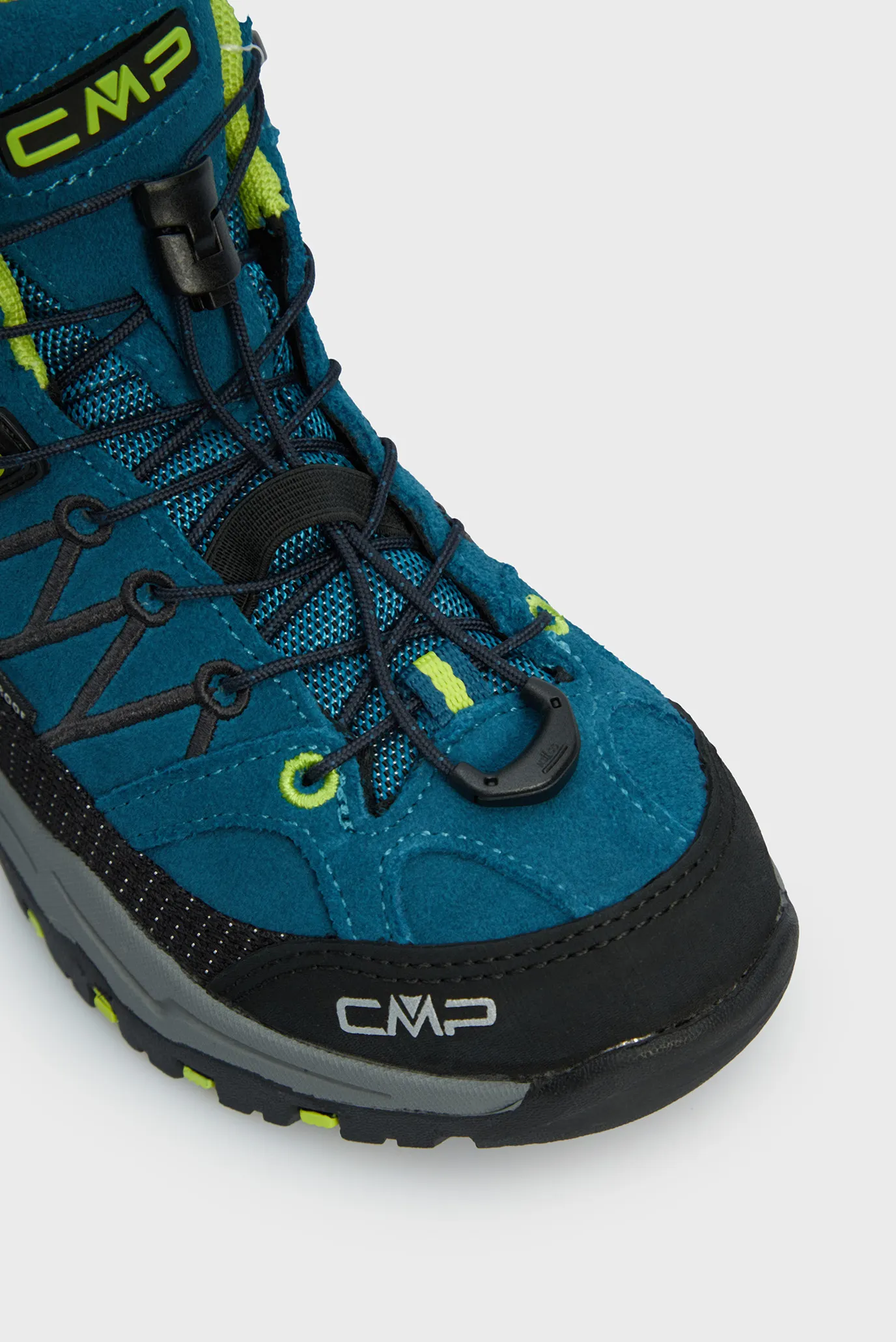 Детские синие замшевые ботинки 4