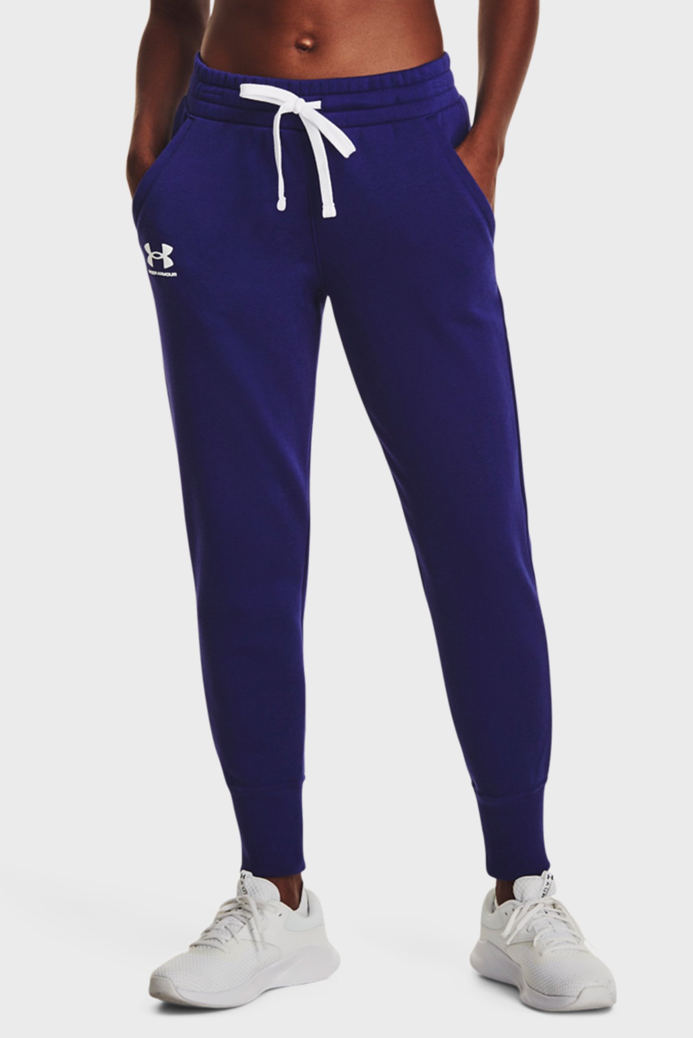 Женские темно-синие спортивные брюки Rival Fleece Joggers 1