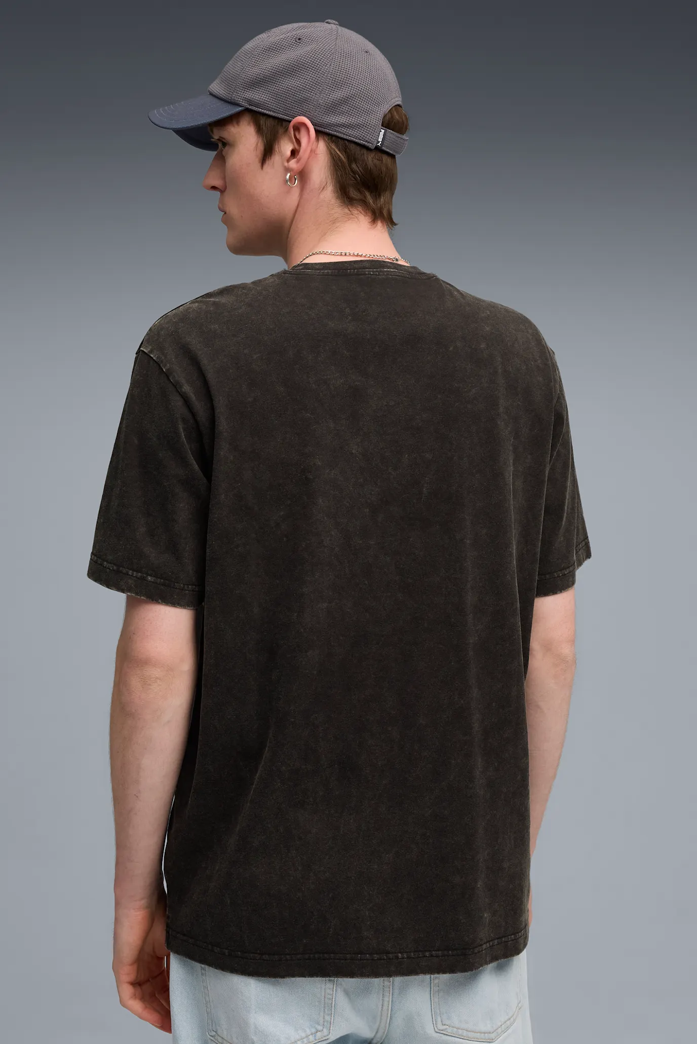 Мужская черная футболка Essentials Elevated Relaxed Wash Tee Men 3