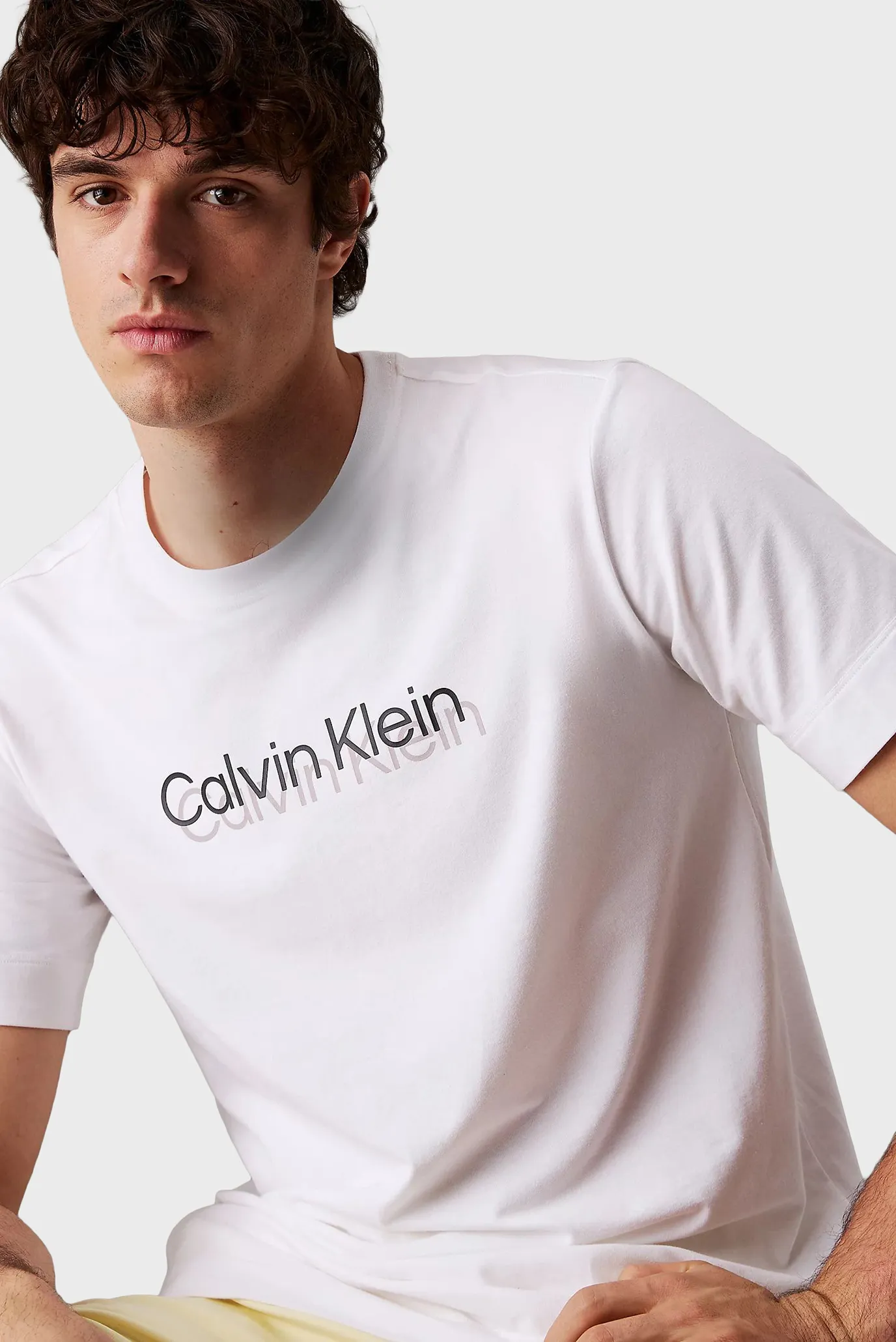 Мужская белая футболка PW - GRAPHIC S/S T-SHIRT 4