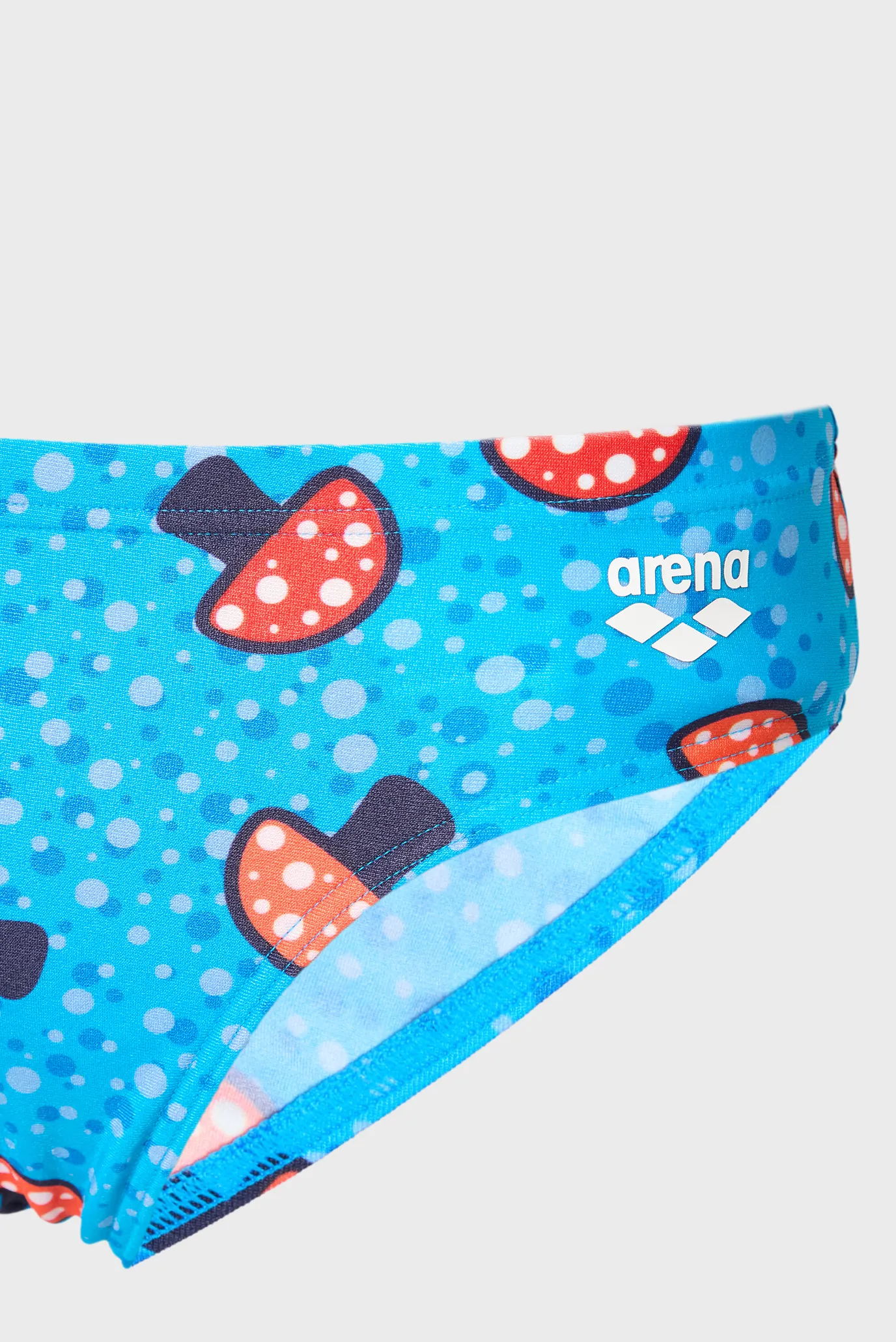 Чоловічі блакитні плавки з візерунком MUSHROOMS SWIM BRI 3